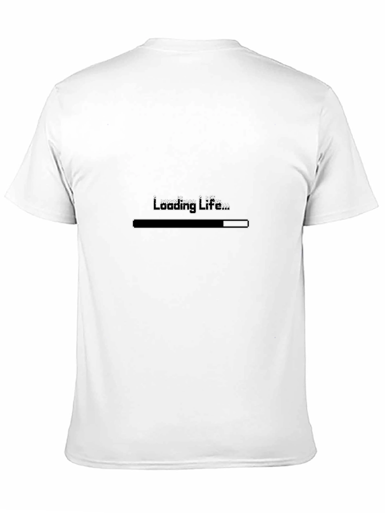 Loading Life Graphic Tee - Black Crew Neck