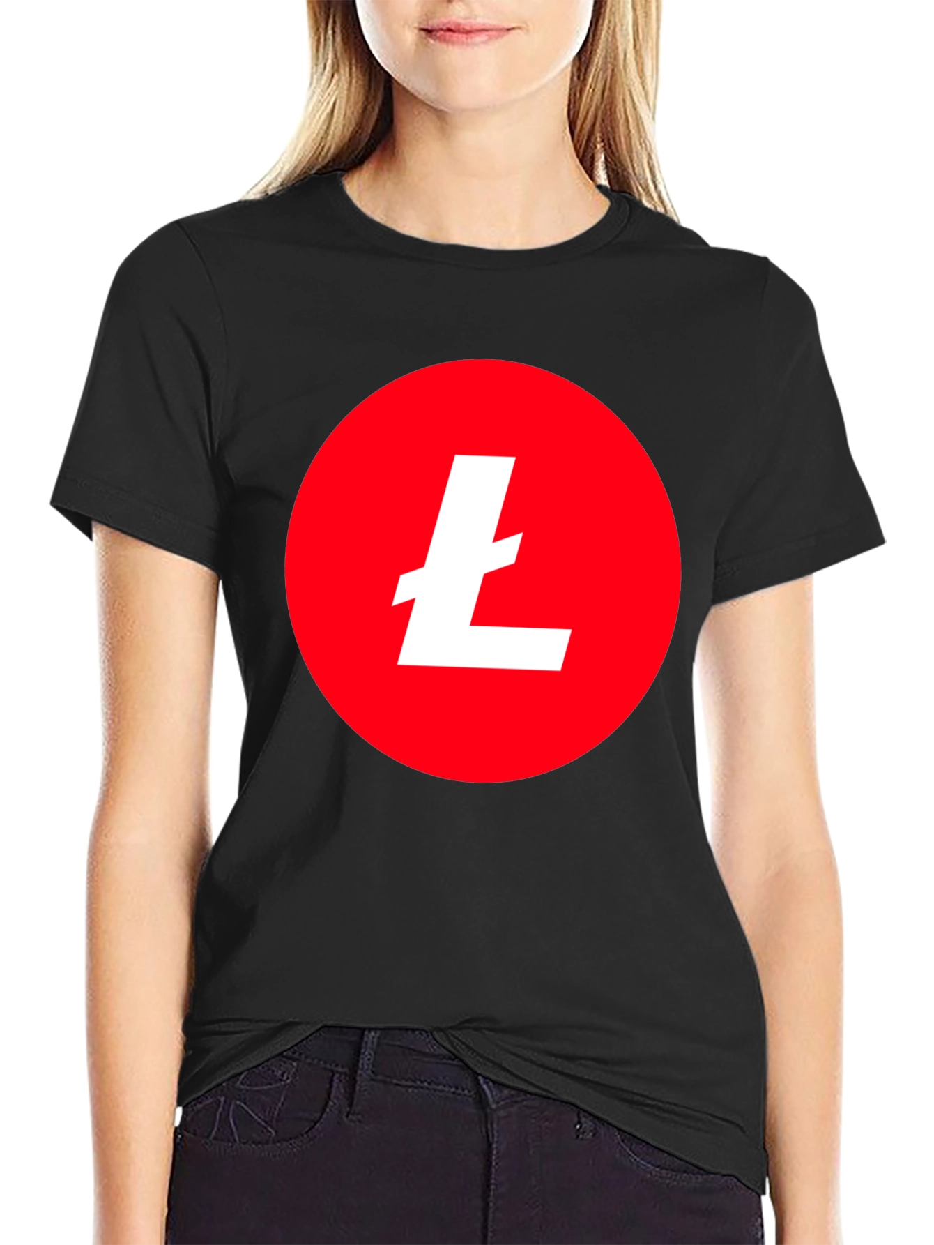 Litecoin Logo T-Shirt - Crypto Currency Tee