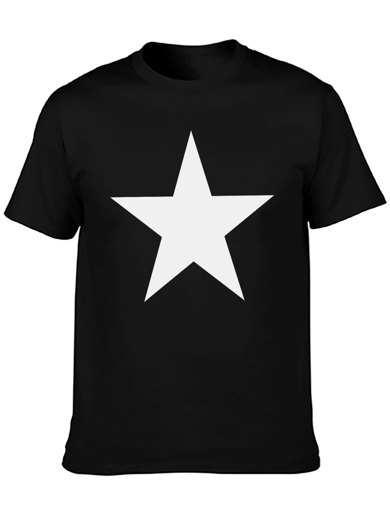 Star Graphic Black T-Shirt - Casual Style