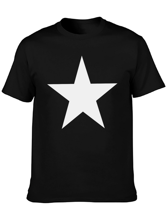 Star Graphic Black T-Shirt - Casual Style