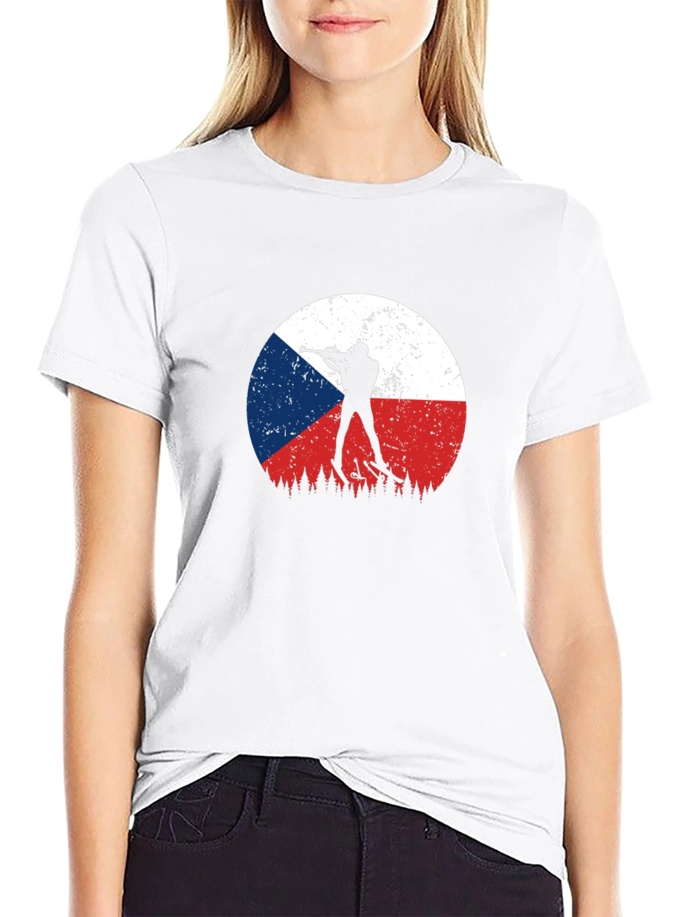Czech Biathlon Silhouette T-Shirt