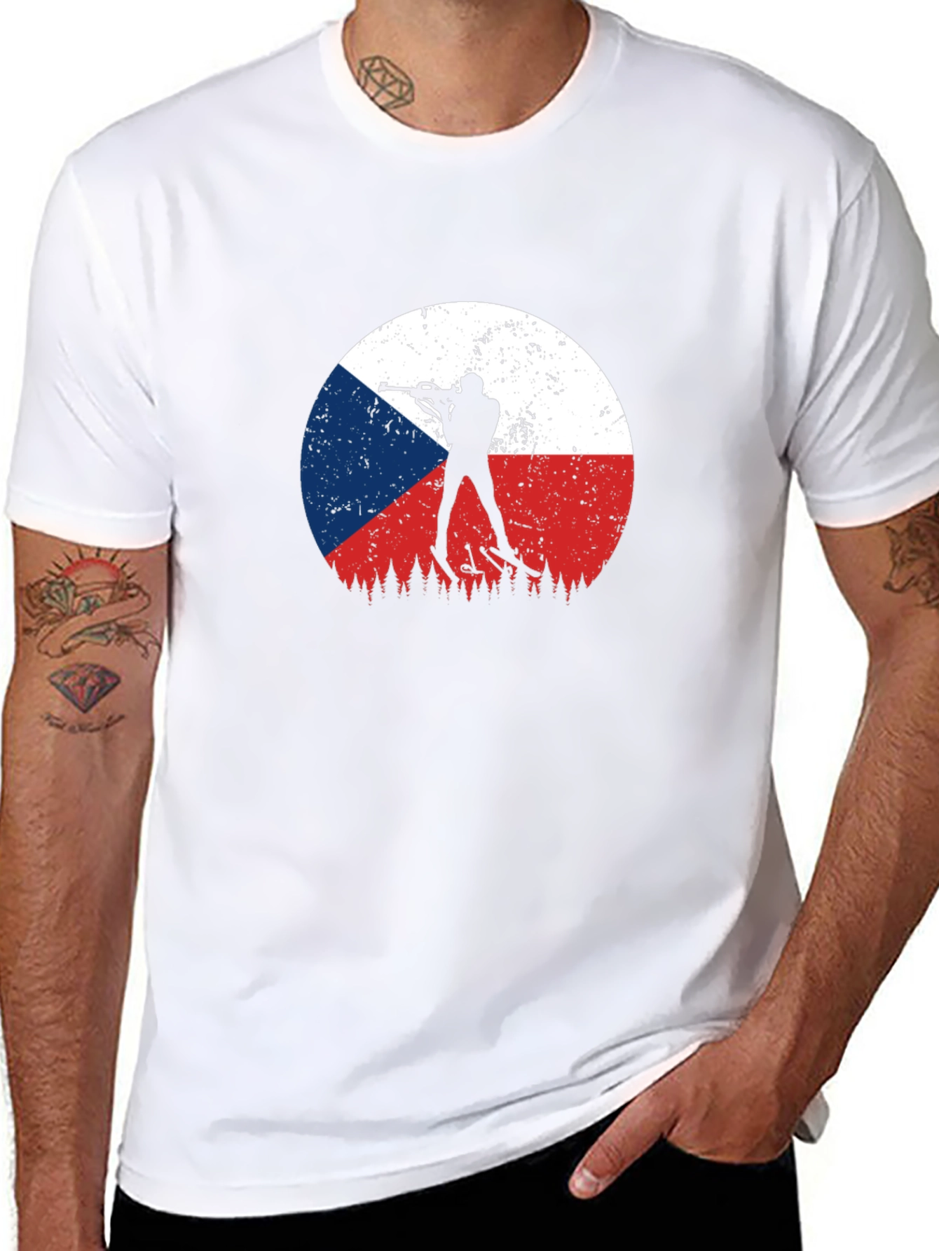 Czech Biathlon Silhouette T-Shirt