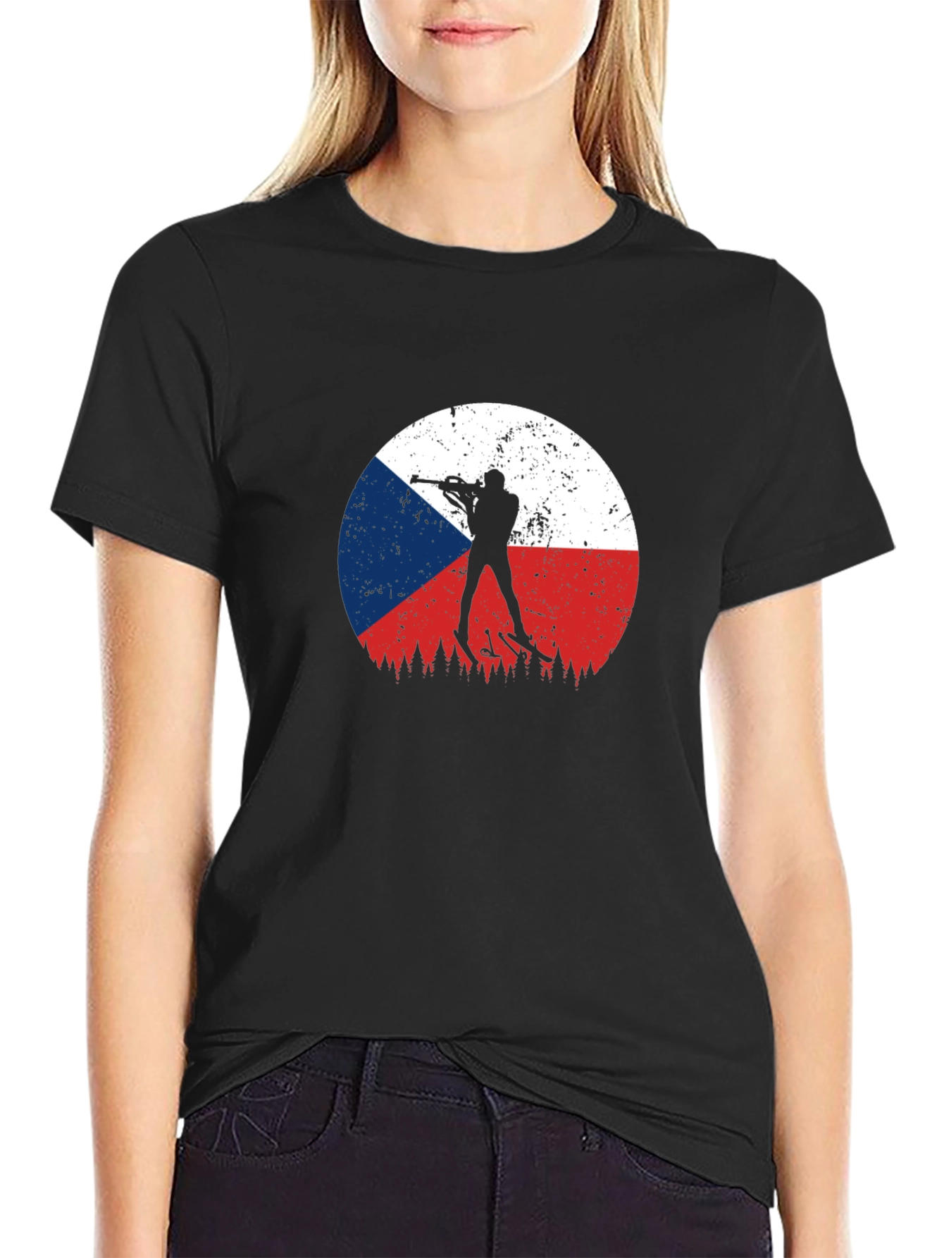 Czech Biathlon Silhouette T-Shirt
