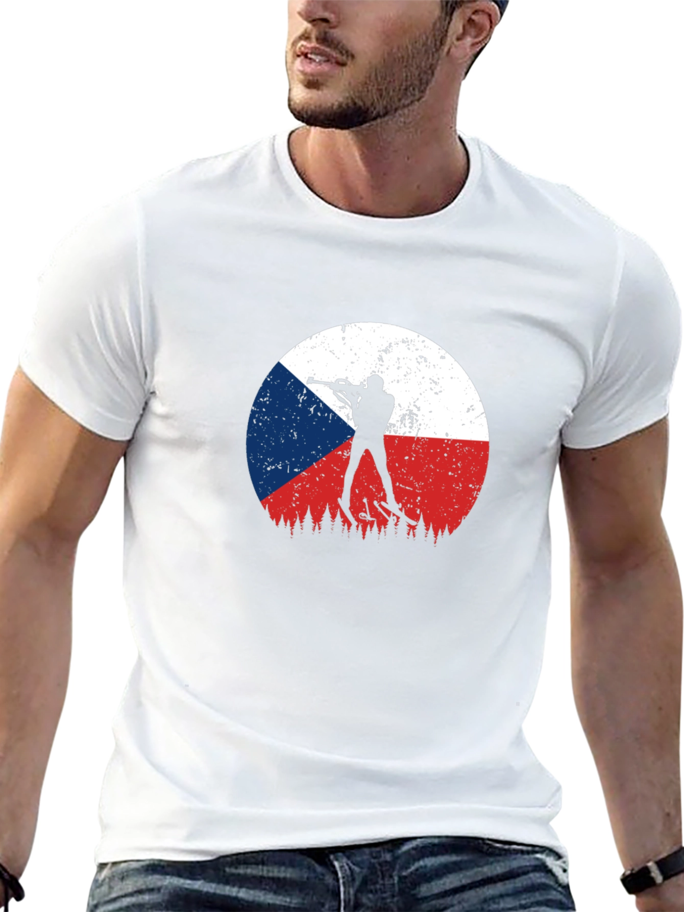 Czech Biathlon Silhouette T-Shirt