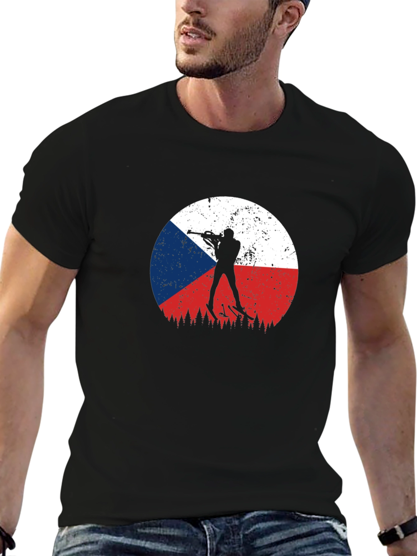 Czech Biathlon Silhouette T-Shirt