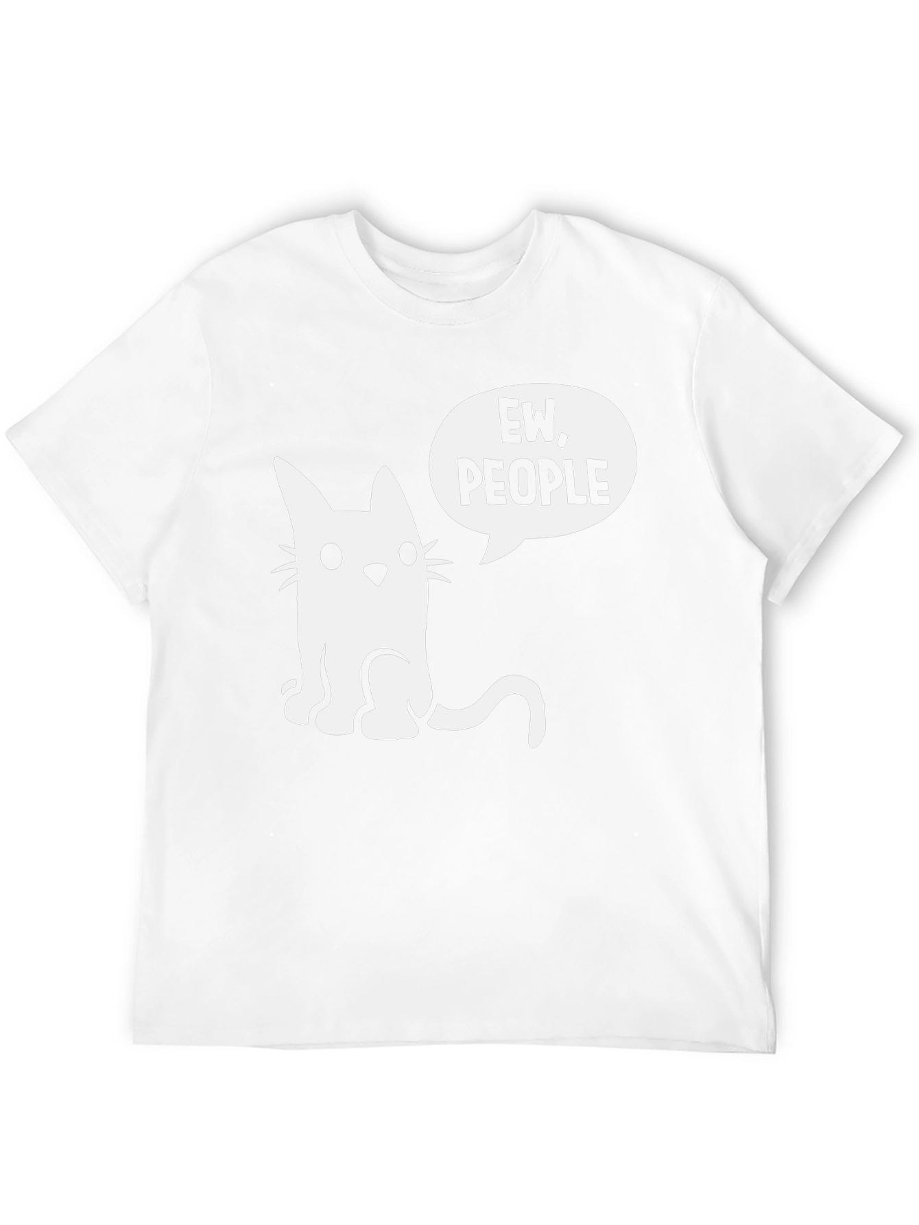Ew People Cat Graphic T-Shirt