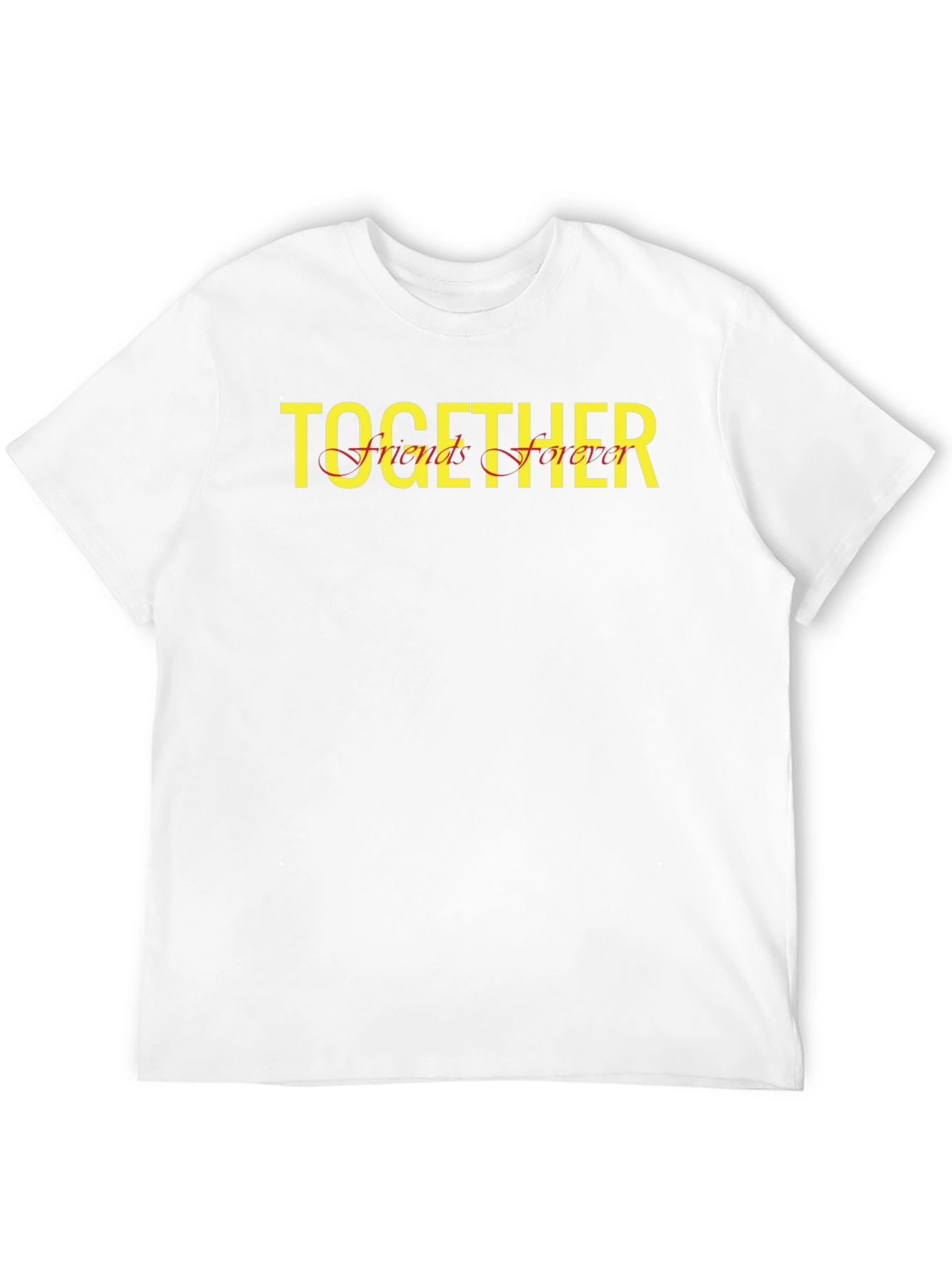 Together Friends Forever Black T-Shirt