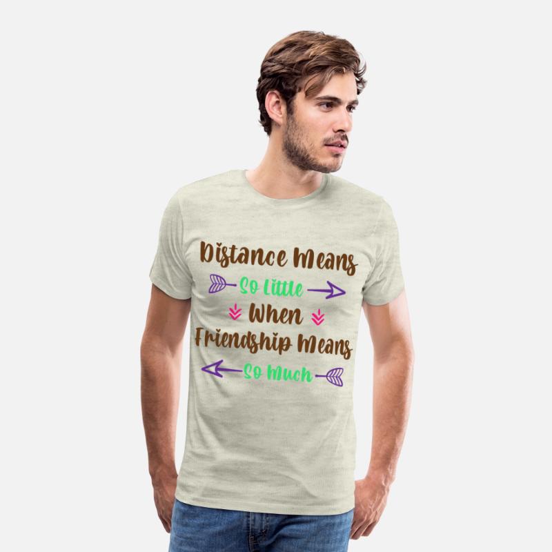 Distance Means so Little when Friendship Means so