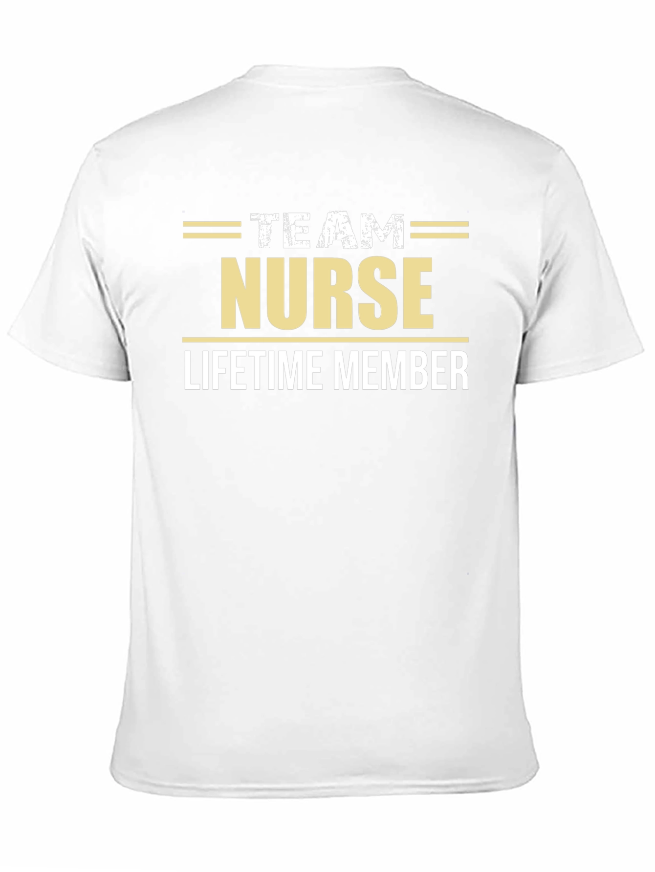 Team Nurse Lifetime Member Black Graphic Tee