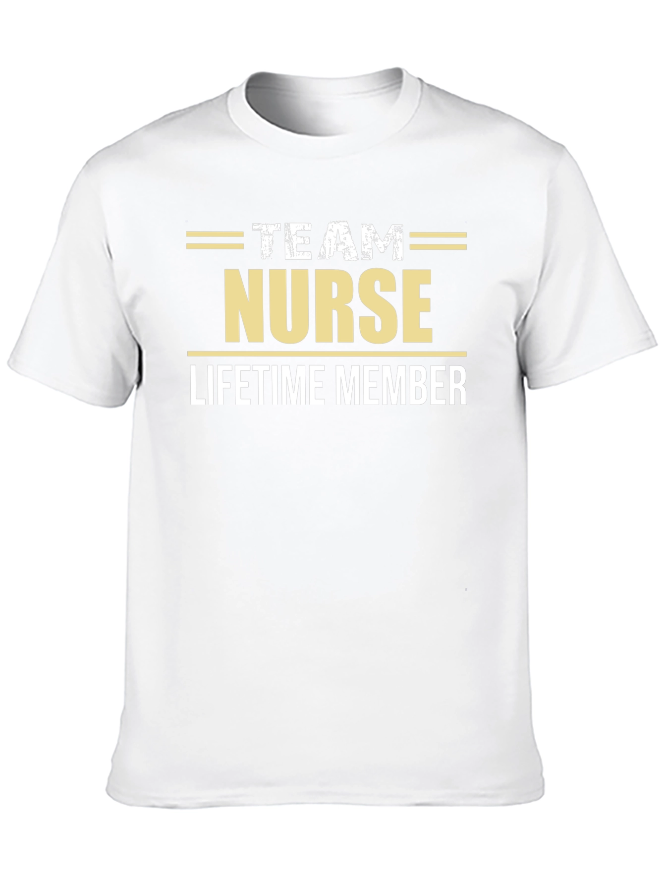 Team Nurse Lifetime Member Black Graphic Tee