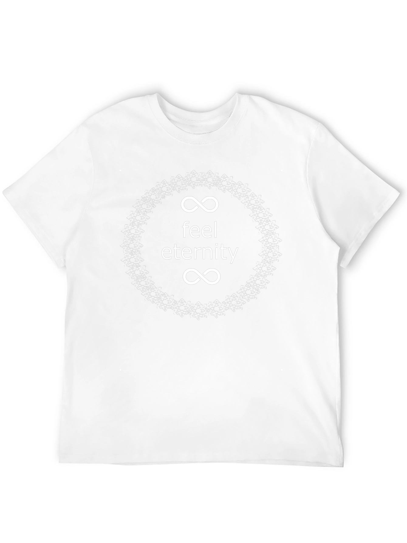Feel Eternity T-Shirt - Black Cotton Graphic Tee