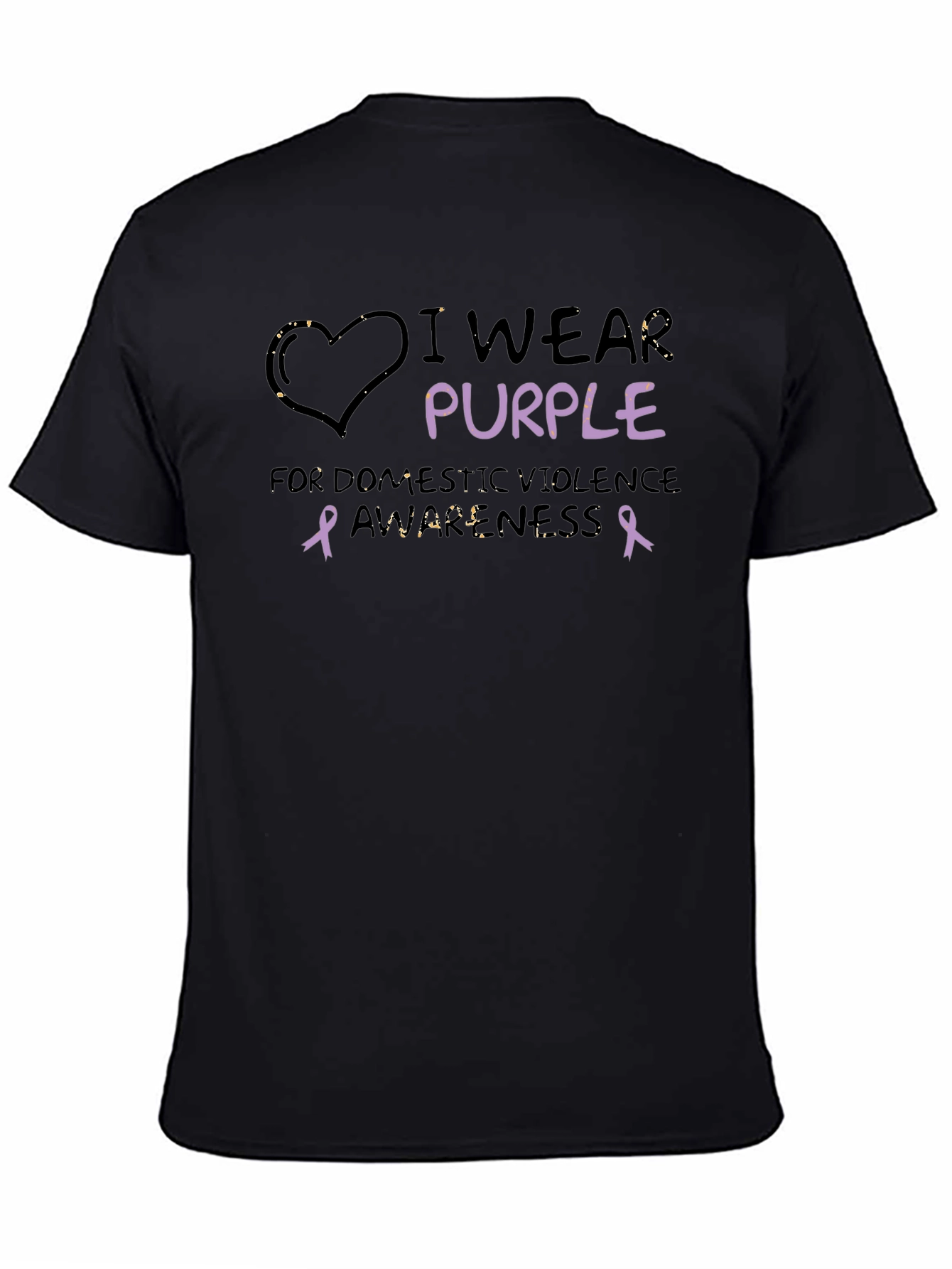 Purple Awareness Tee - Domestic Violence Support Shirt