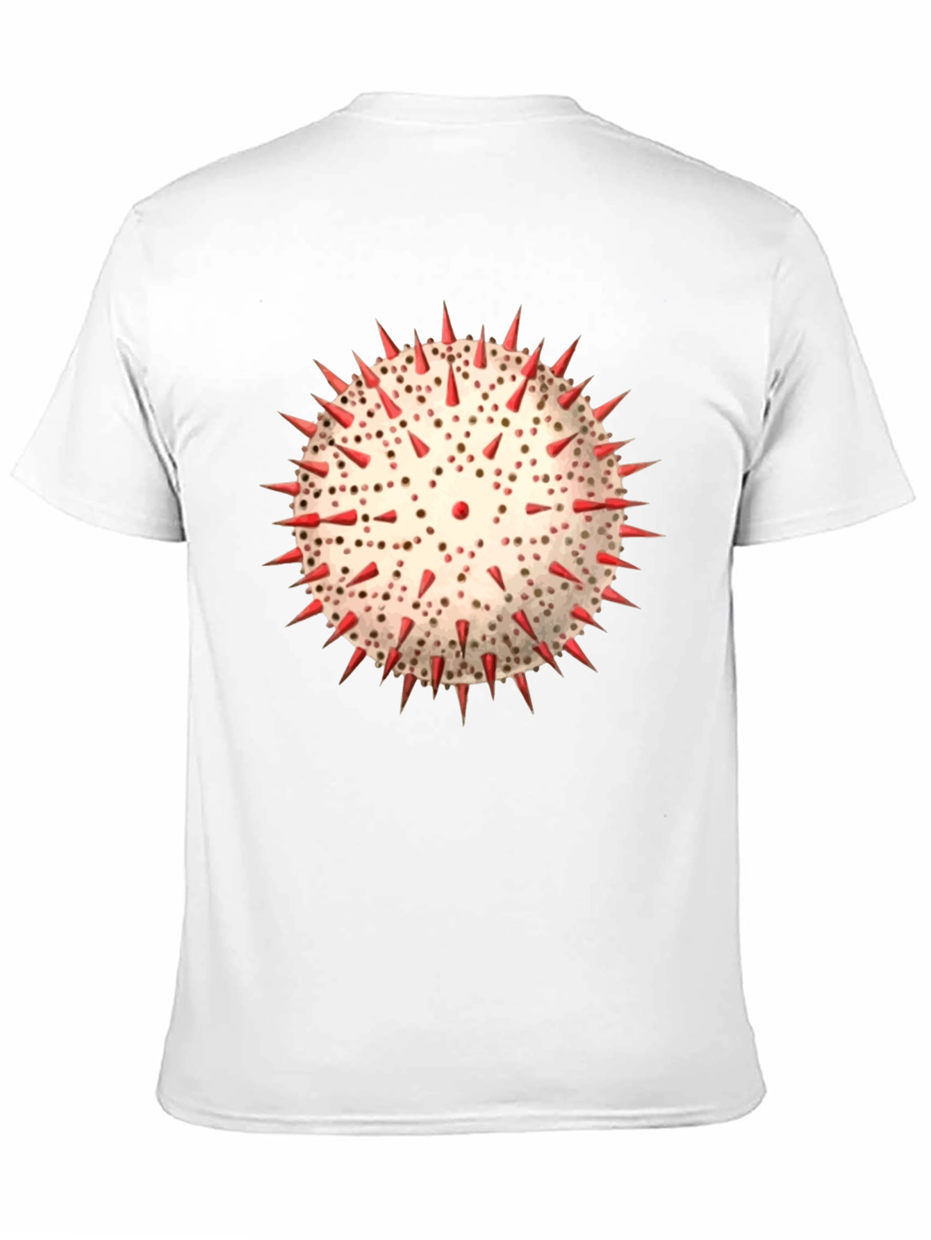 Spiky Sphere Graphic T-Shirt - Unique Design