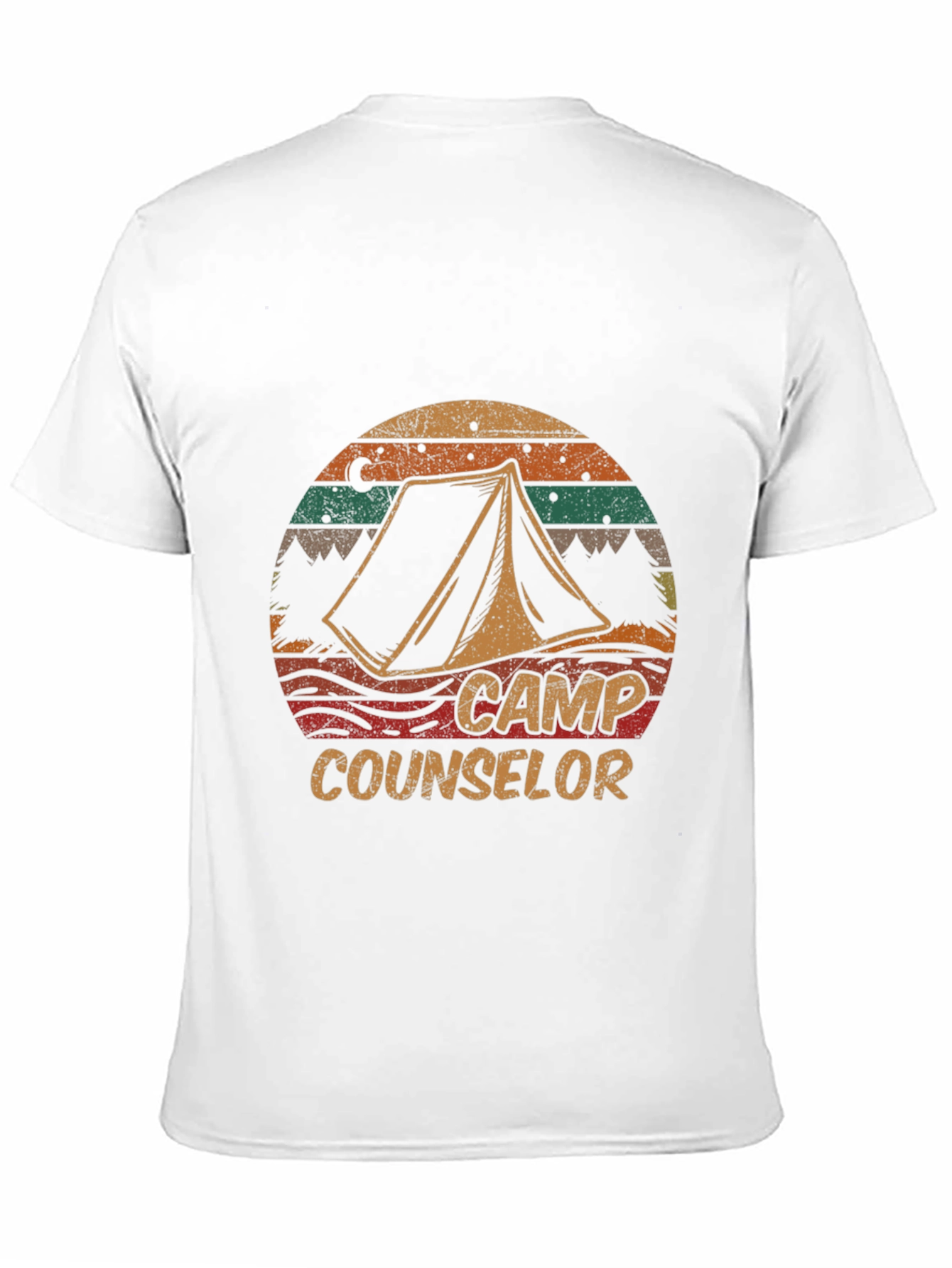 Camp Counselor Retro T-Shirt - Camping Tee
