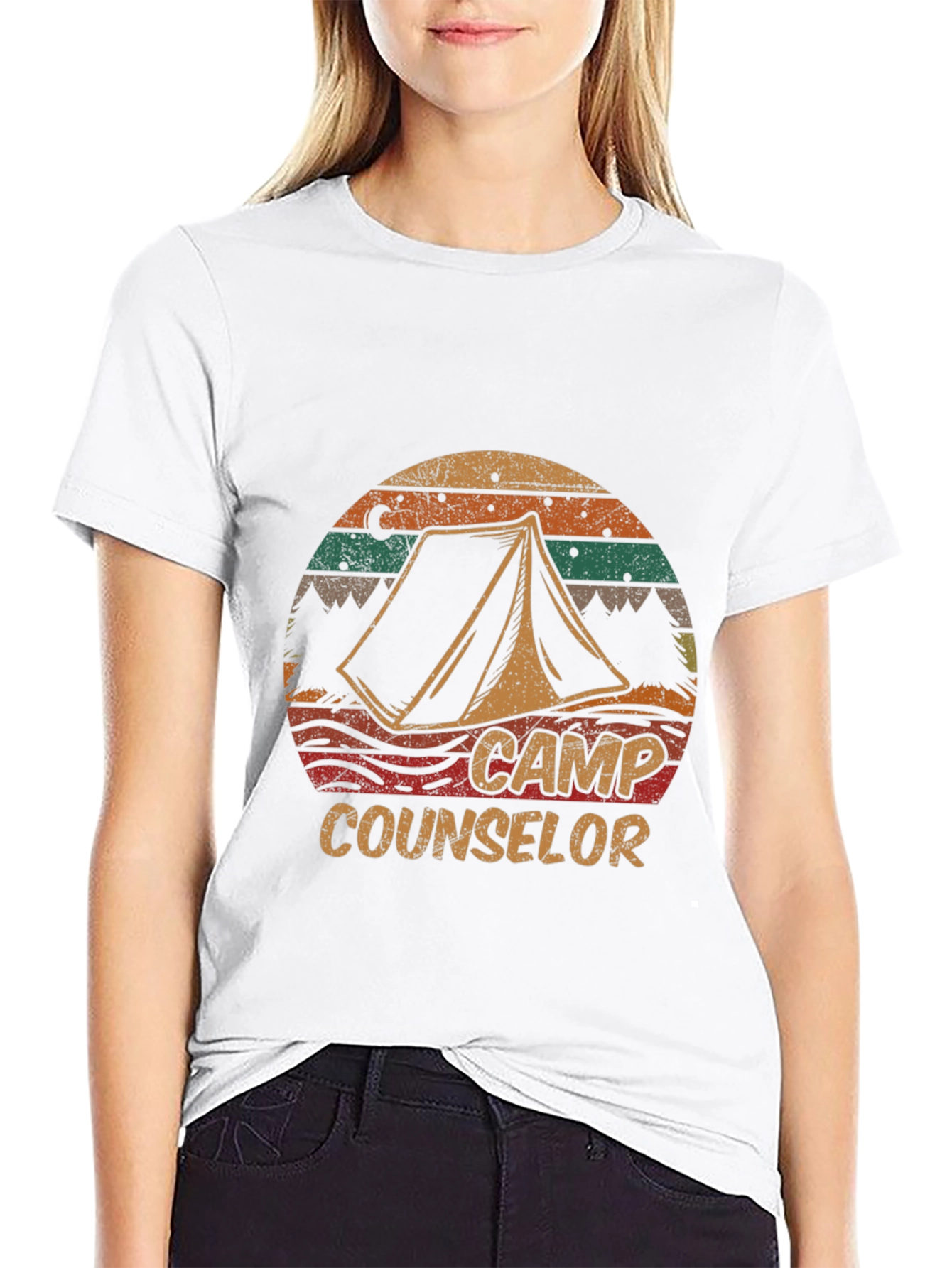 Camp Counselor Retro T-Shirt - Camping Tee