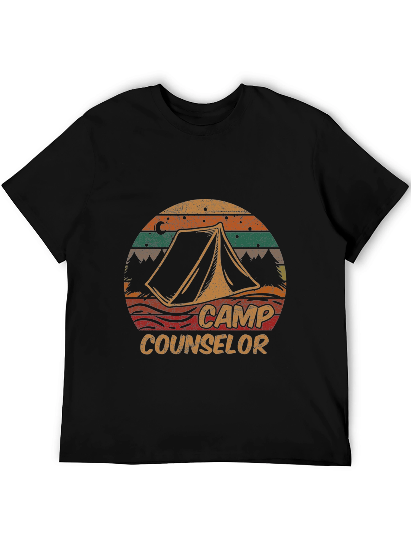 Camp Counselor Retro T-Shirt - Camping Tee