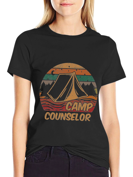 Camp Counselor Retro T-Shirt - Camping Tee