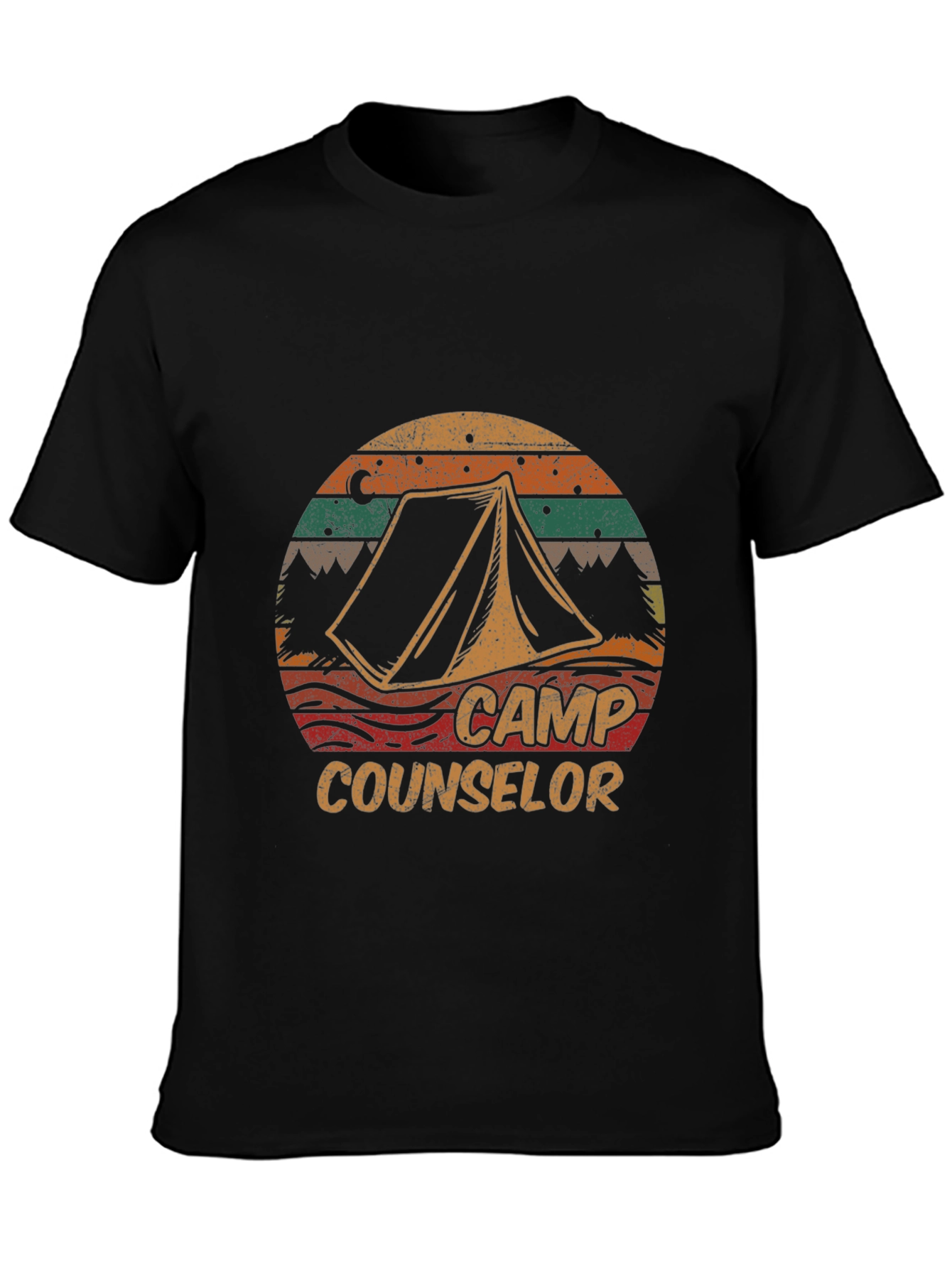 Camp Counselor Retro T-Shirt - Camping Tee