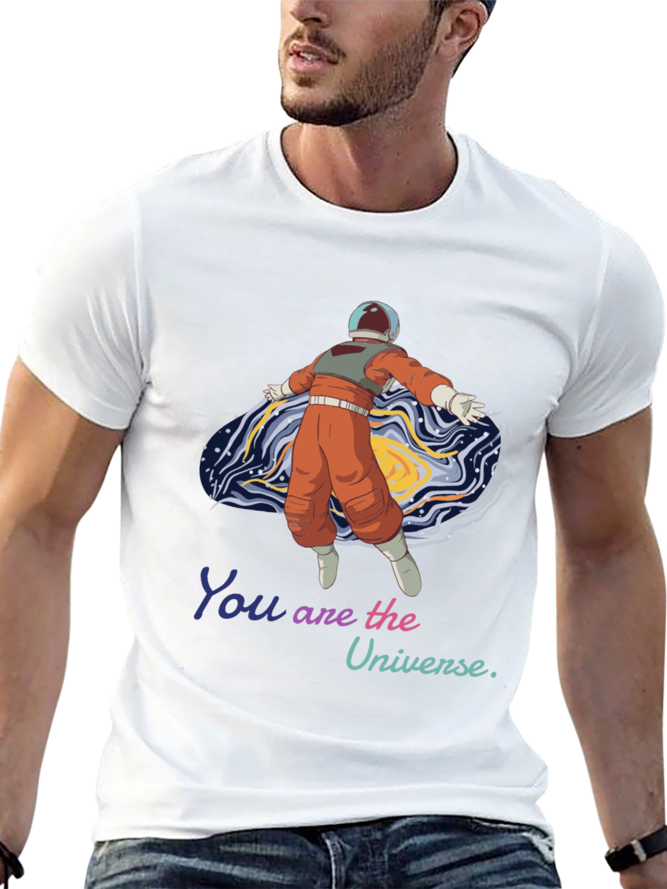 Astronaut Galaxy T-Shirt - You are the Universe Tee