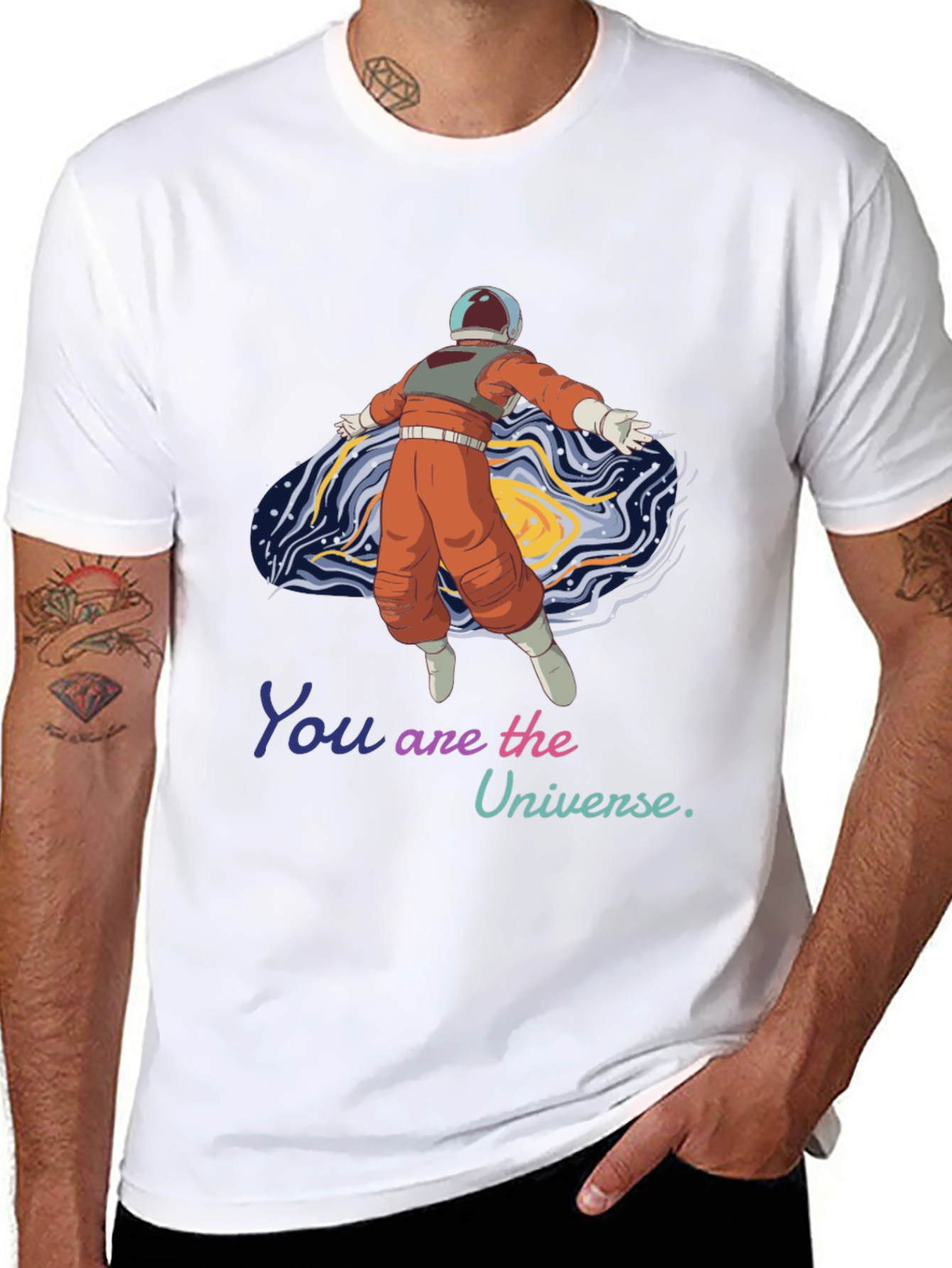 Astronaut Galaxy T-Shirt - You are the Universe Tee