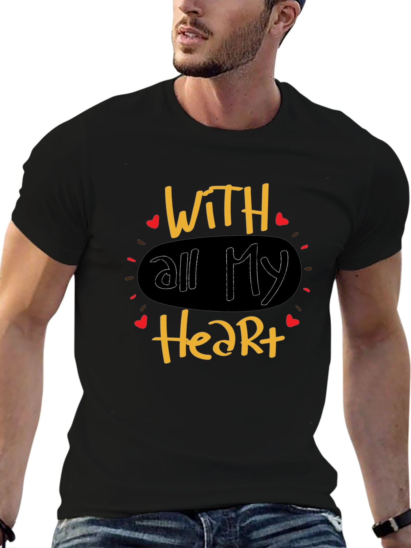 With All My Heart Graphic Tee