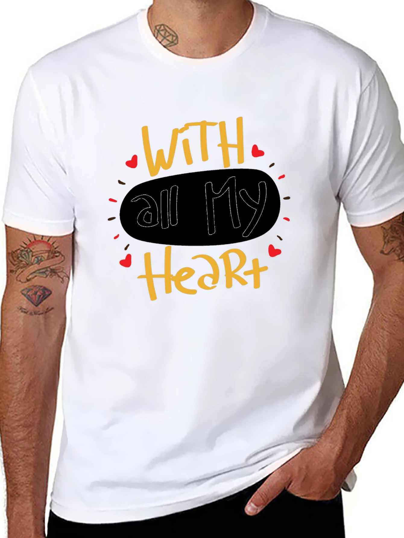 With All My Heart Graphic Tee