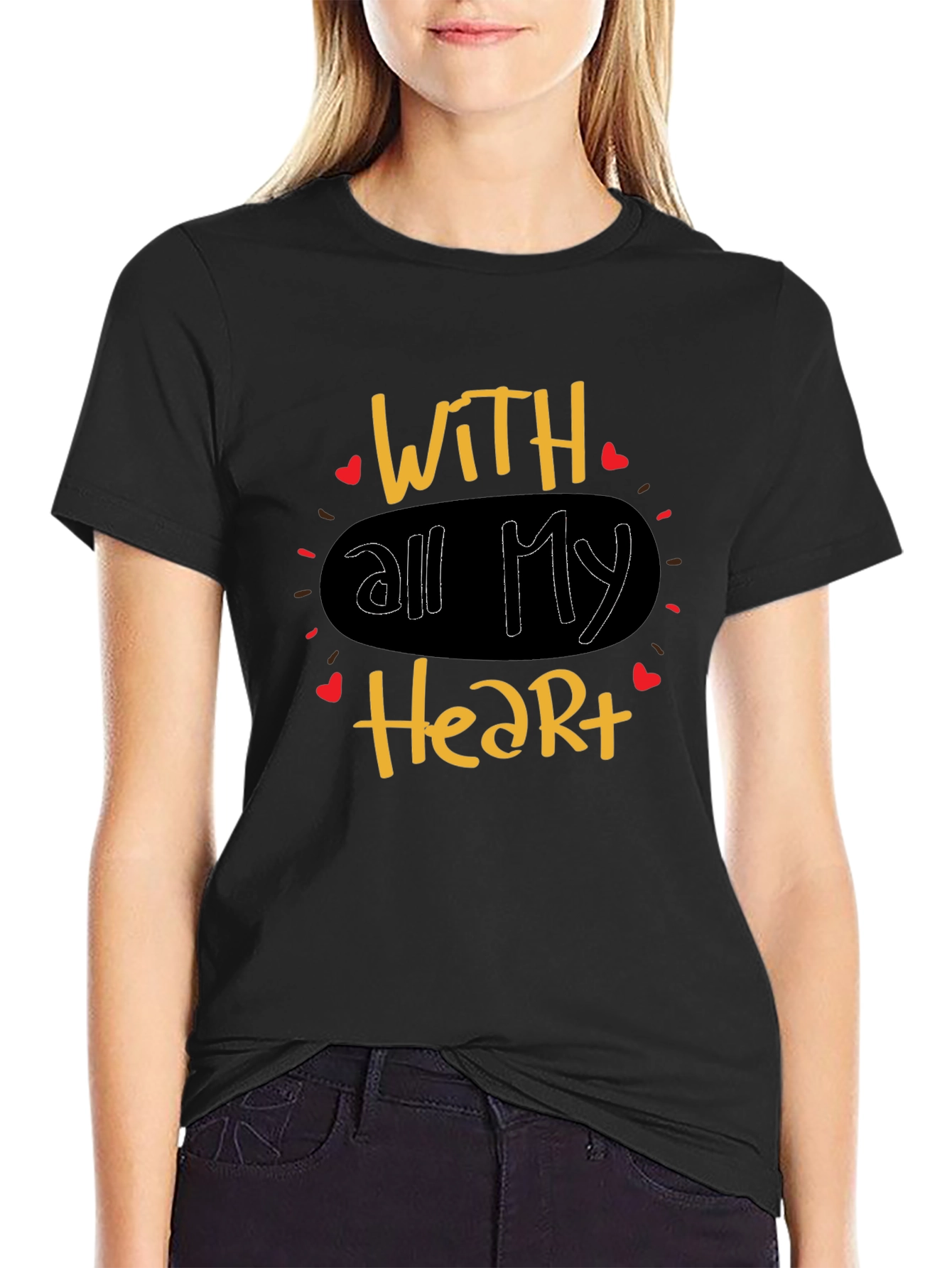 With All My Heart Graphic Tee