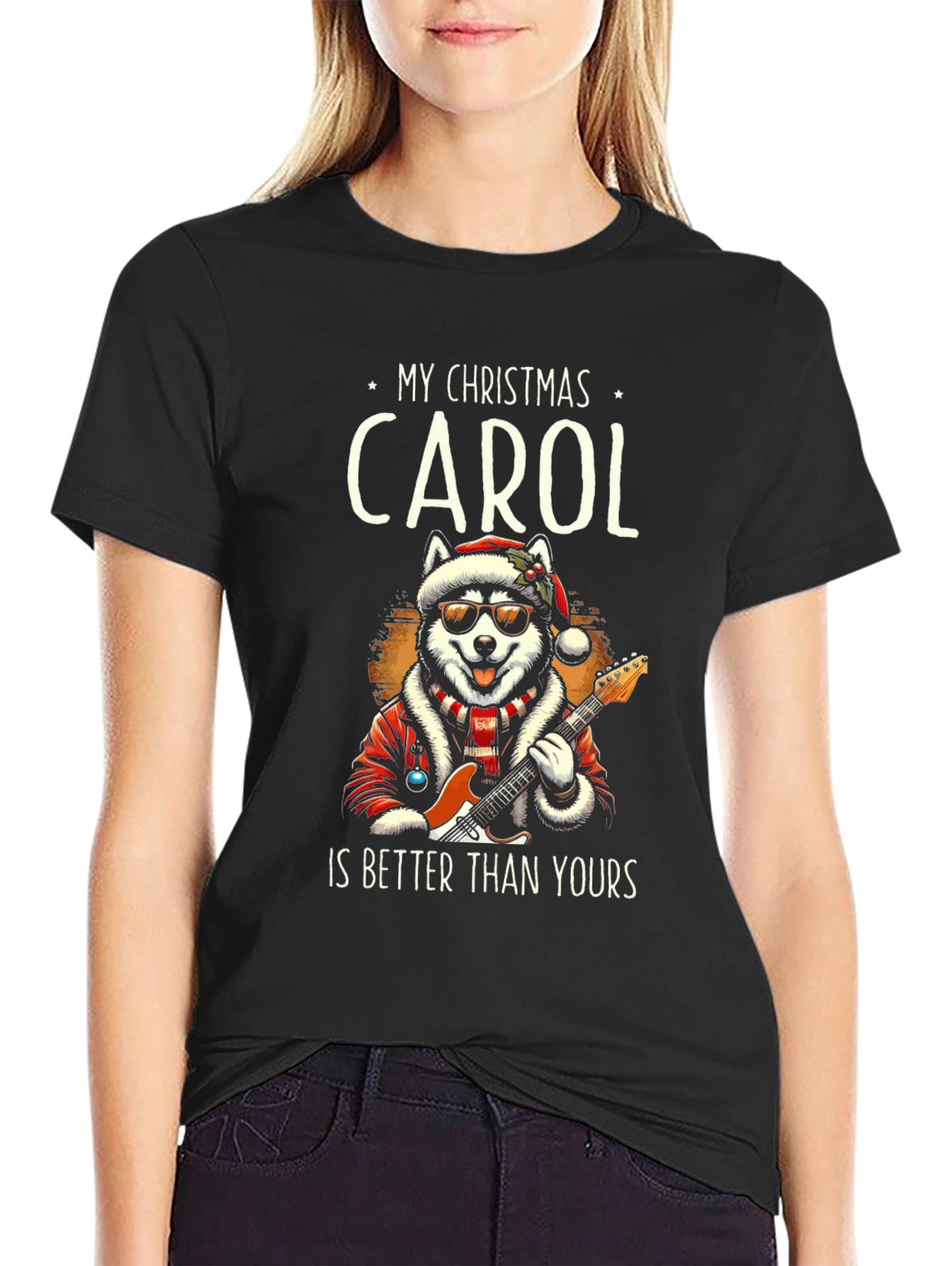My Christmas Carol Dog Graphic T-Shirt