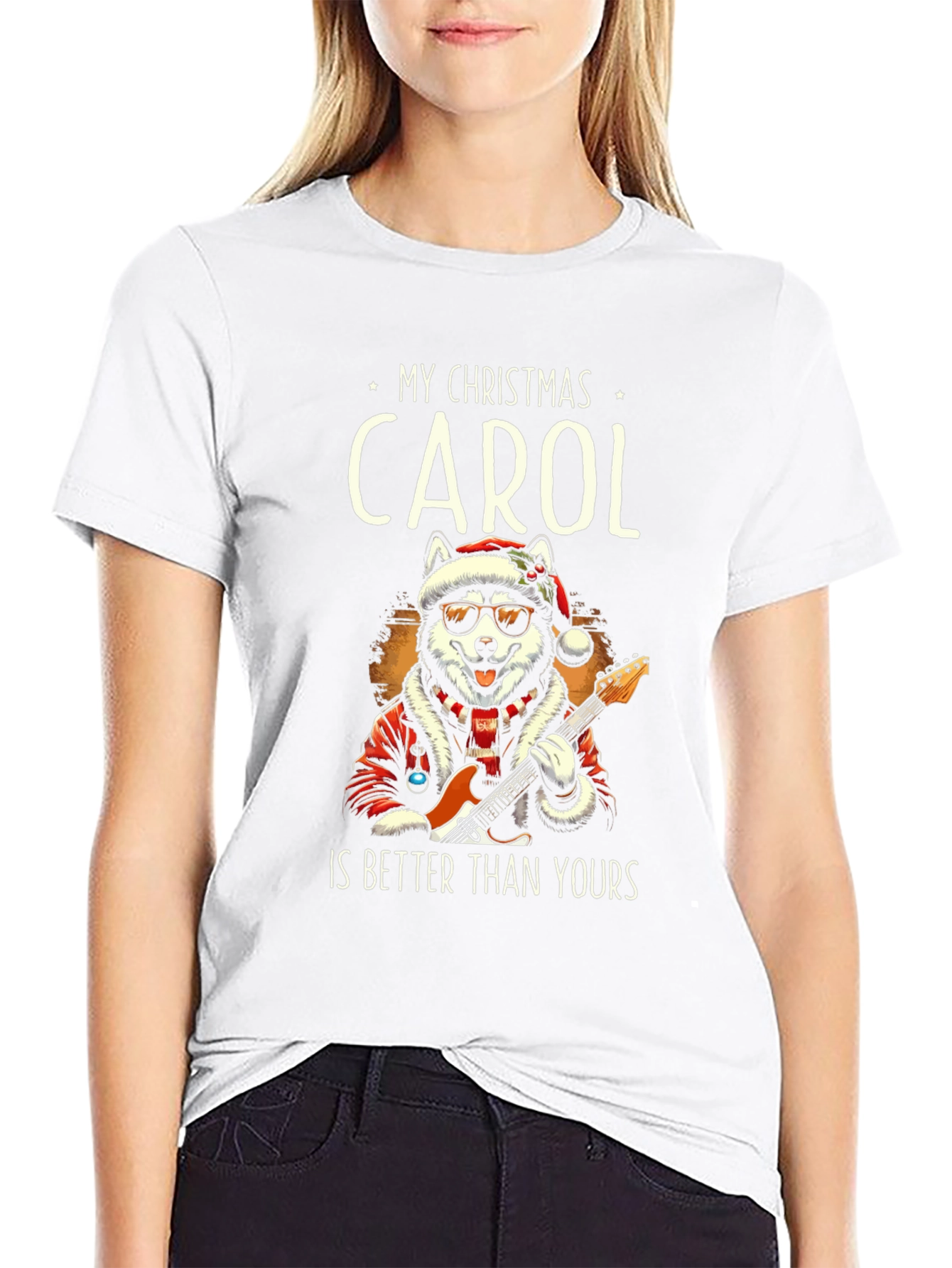 My Christmas Carol Dog Graphic T-Shirt