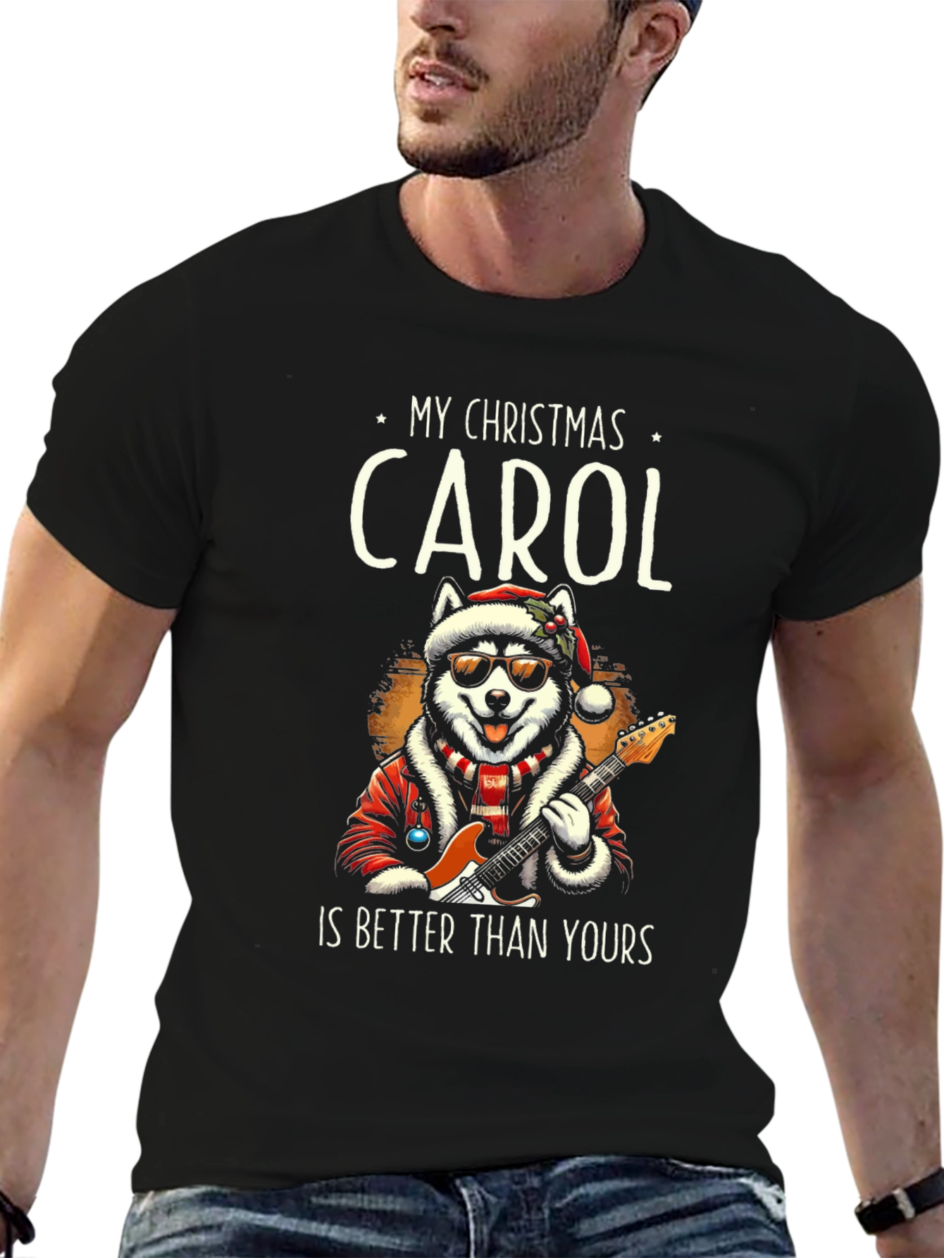 My Christmas Carol Dog Graphic T-Shirt