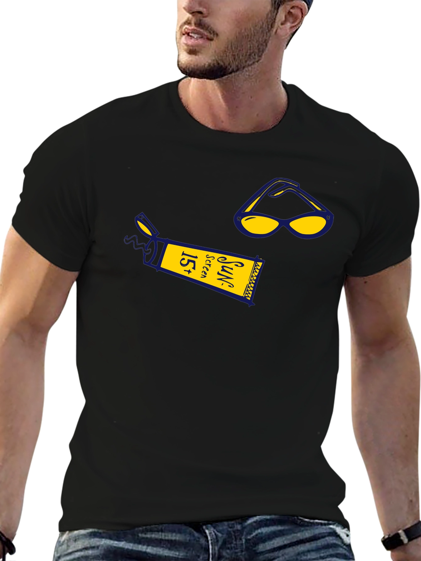 Sunscreen & Sunglasses Graphic Tee