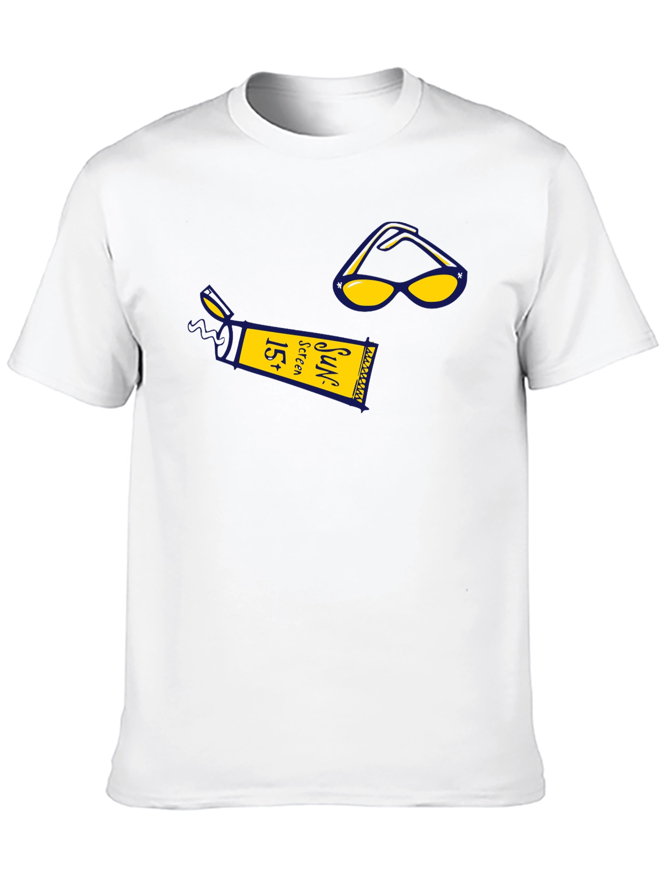 Sunscreen & Sunglasses Graphic Tee