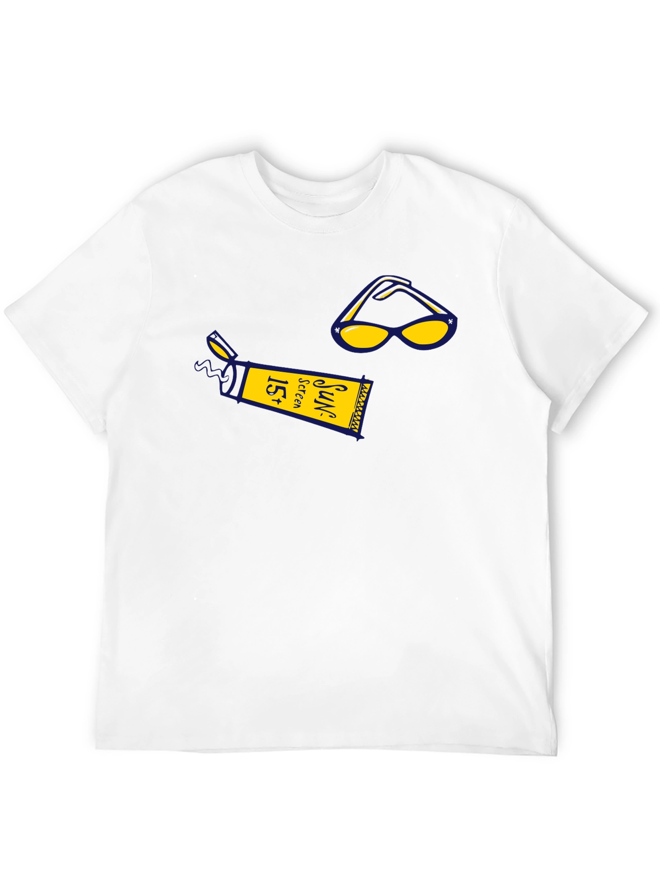 Sunscreen & Sunglasses Graphic Tee