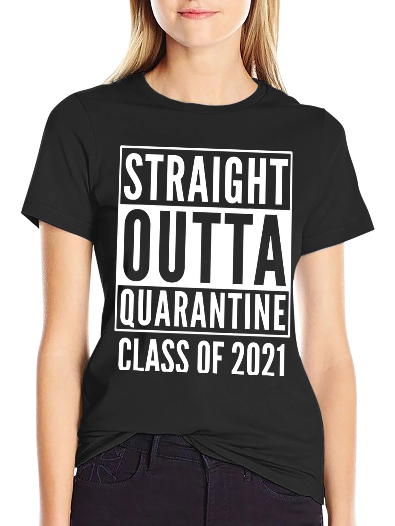 Straight Outta Quarantine Class of 2021 T-Shirt