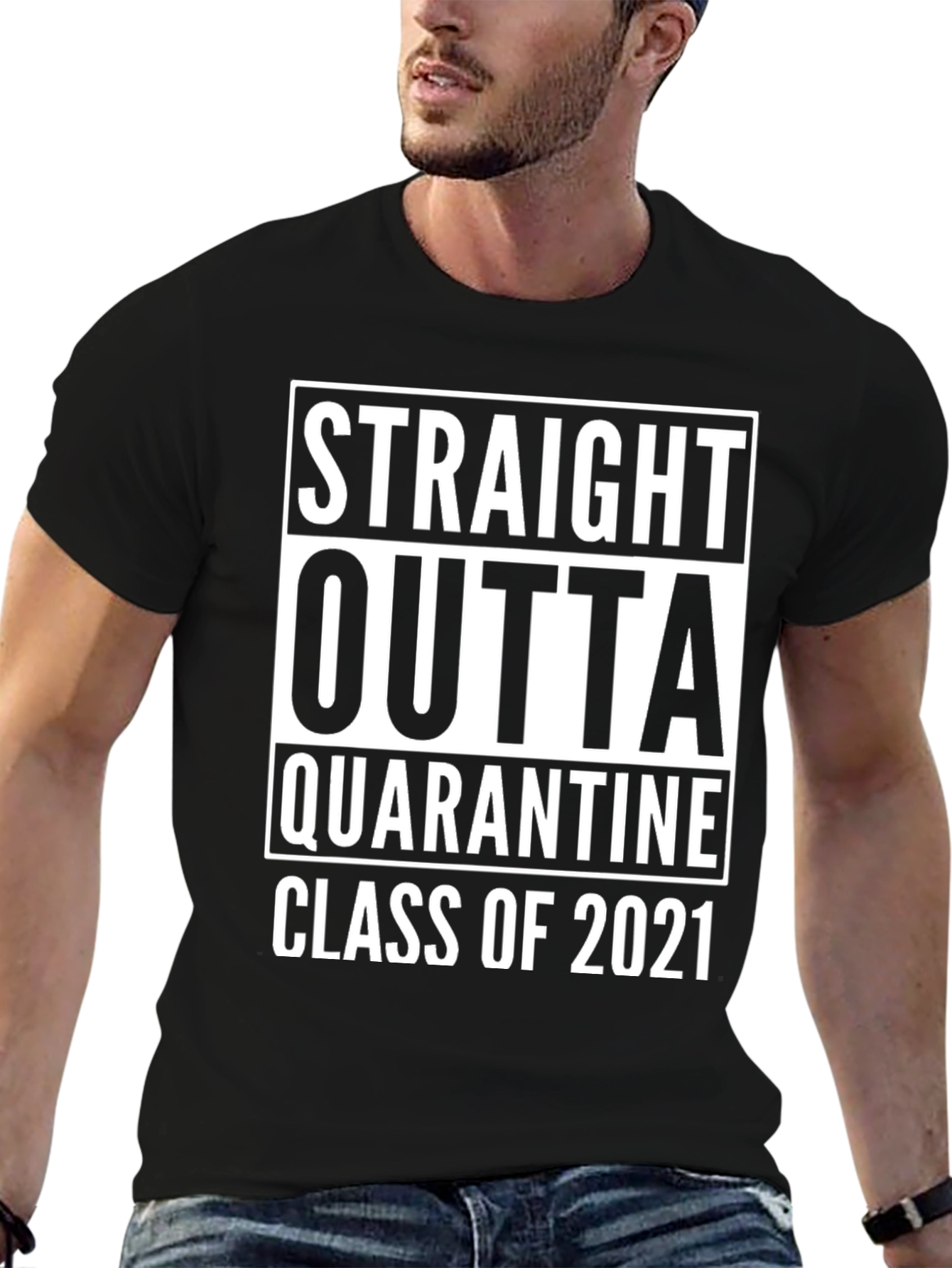 Straight Outta Quarantine Class of 2021 T-Shirt