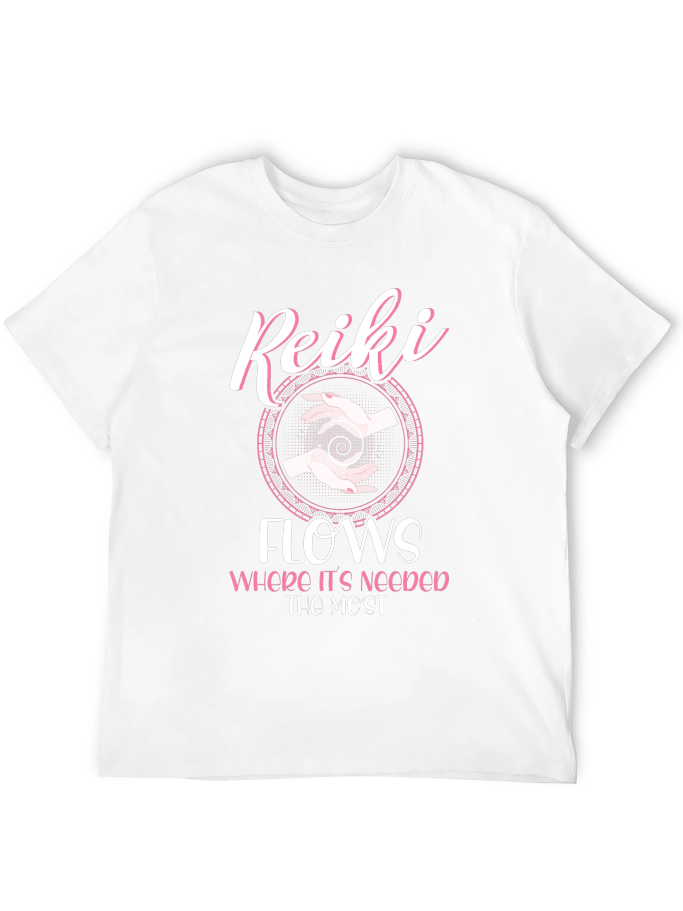 Reiki Flows Graphic T-Shirt - Spiritual Energy Healing Tee