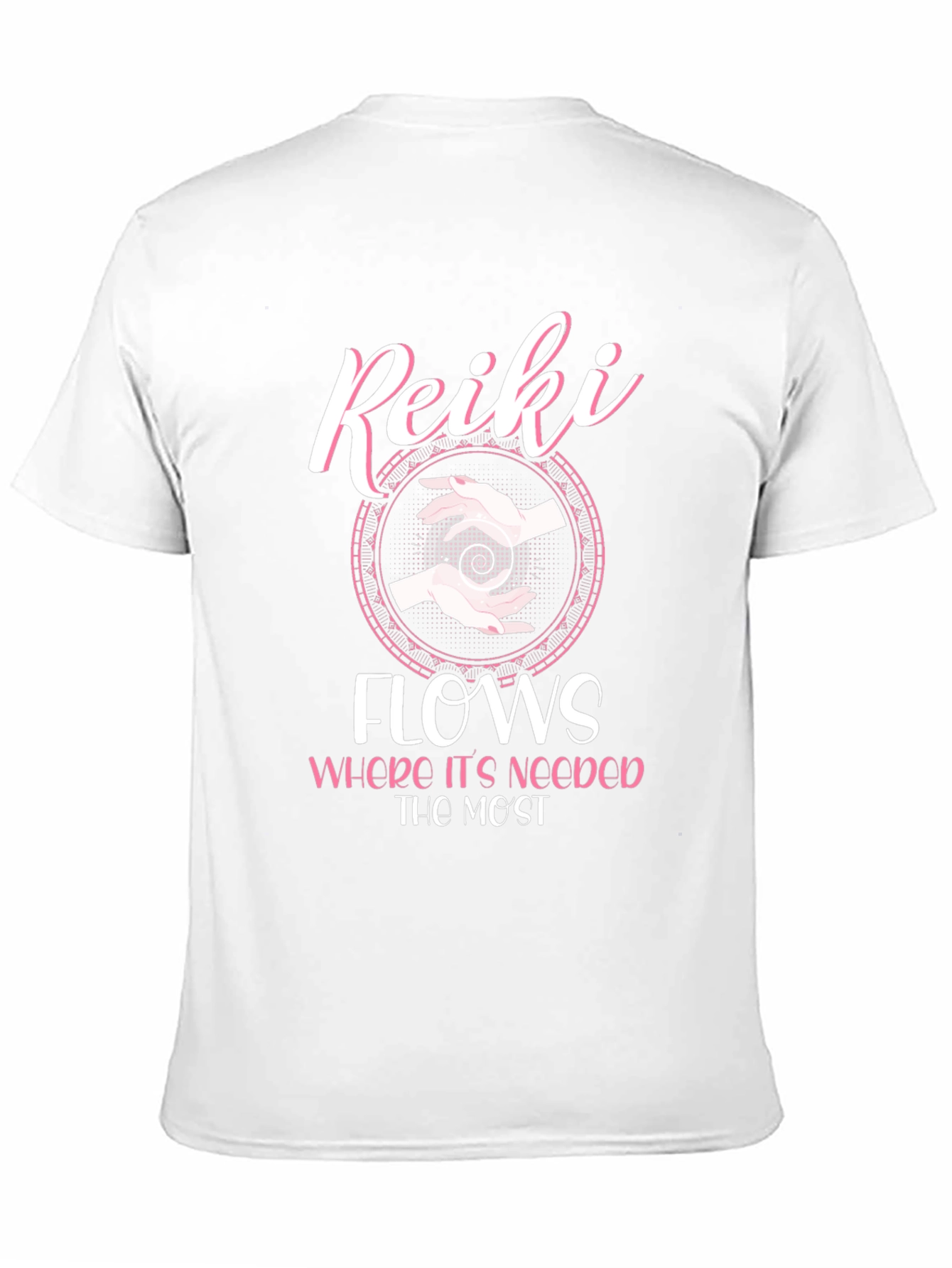 Reiki Flows Graphic T-Shirt - Spiritual Energy Healing Tee