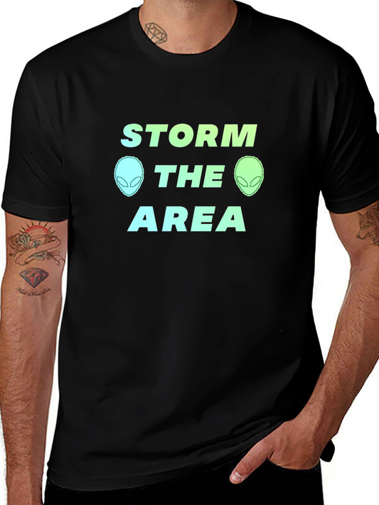 Storm the Area 51 T-Shirt - Alien Graphic Tee