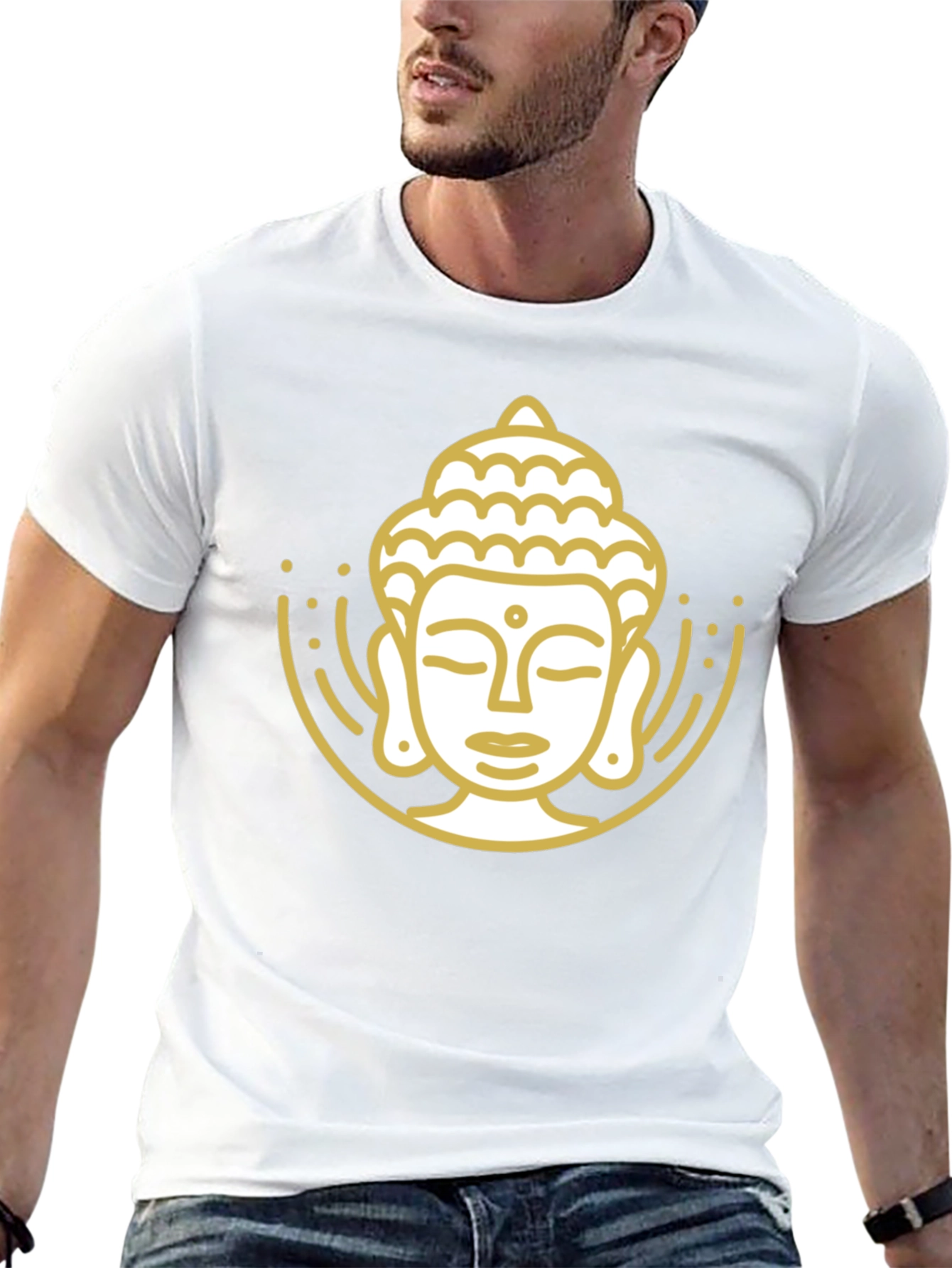 Buddha Graphic Black T-Shirt