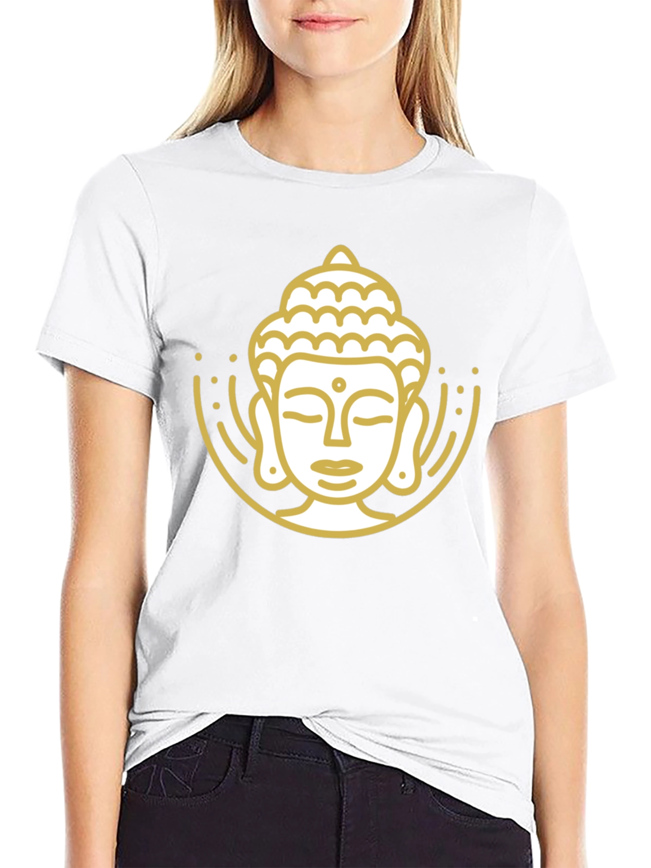 Buddha Graphic Black T-Shirt