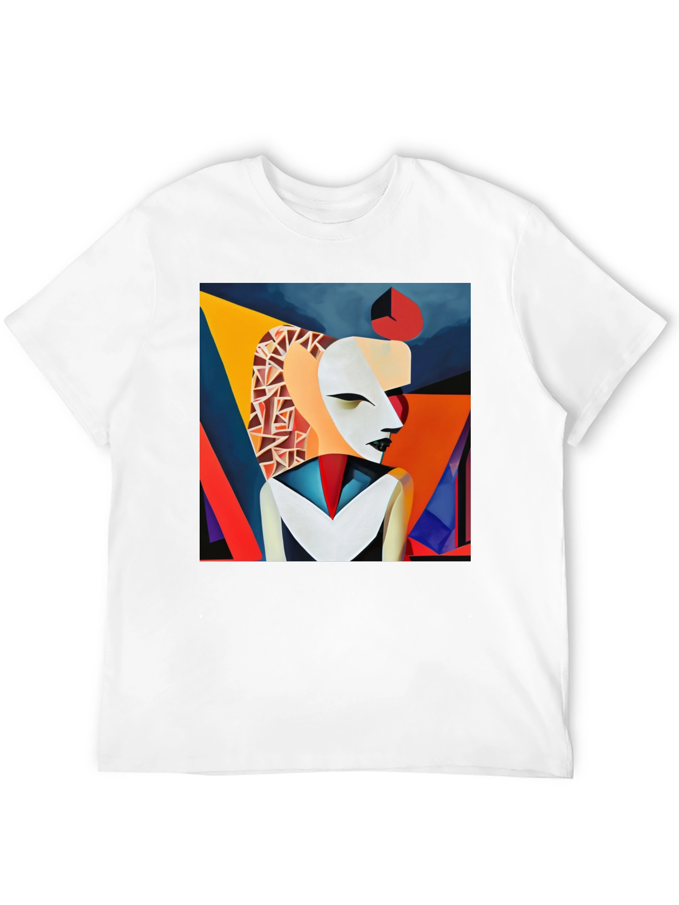 Abstract Art Graphic Tee - Modern Artistic Design