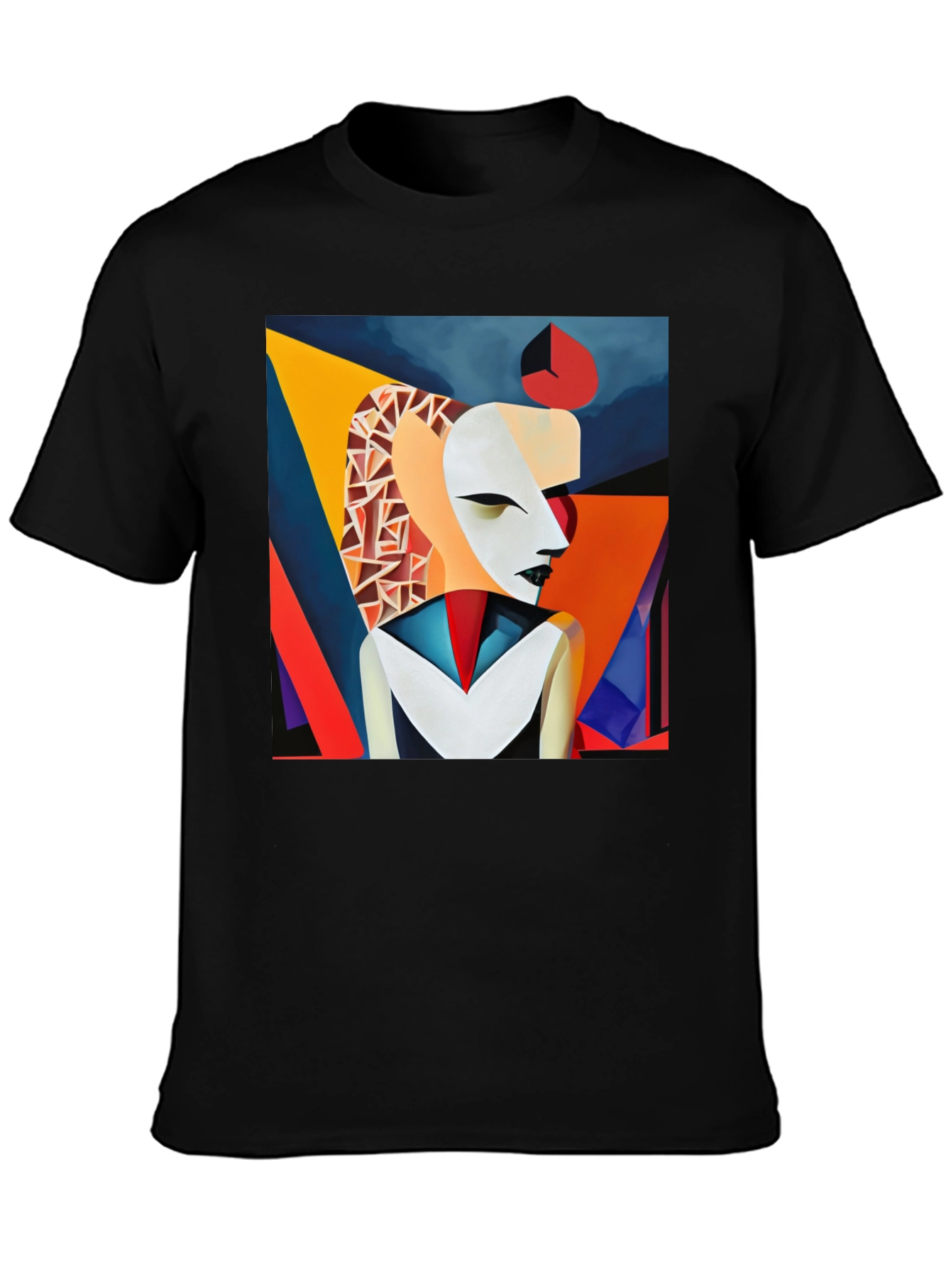 Abstract Art Graphic Tee - Modern Artistic Design