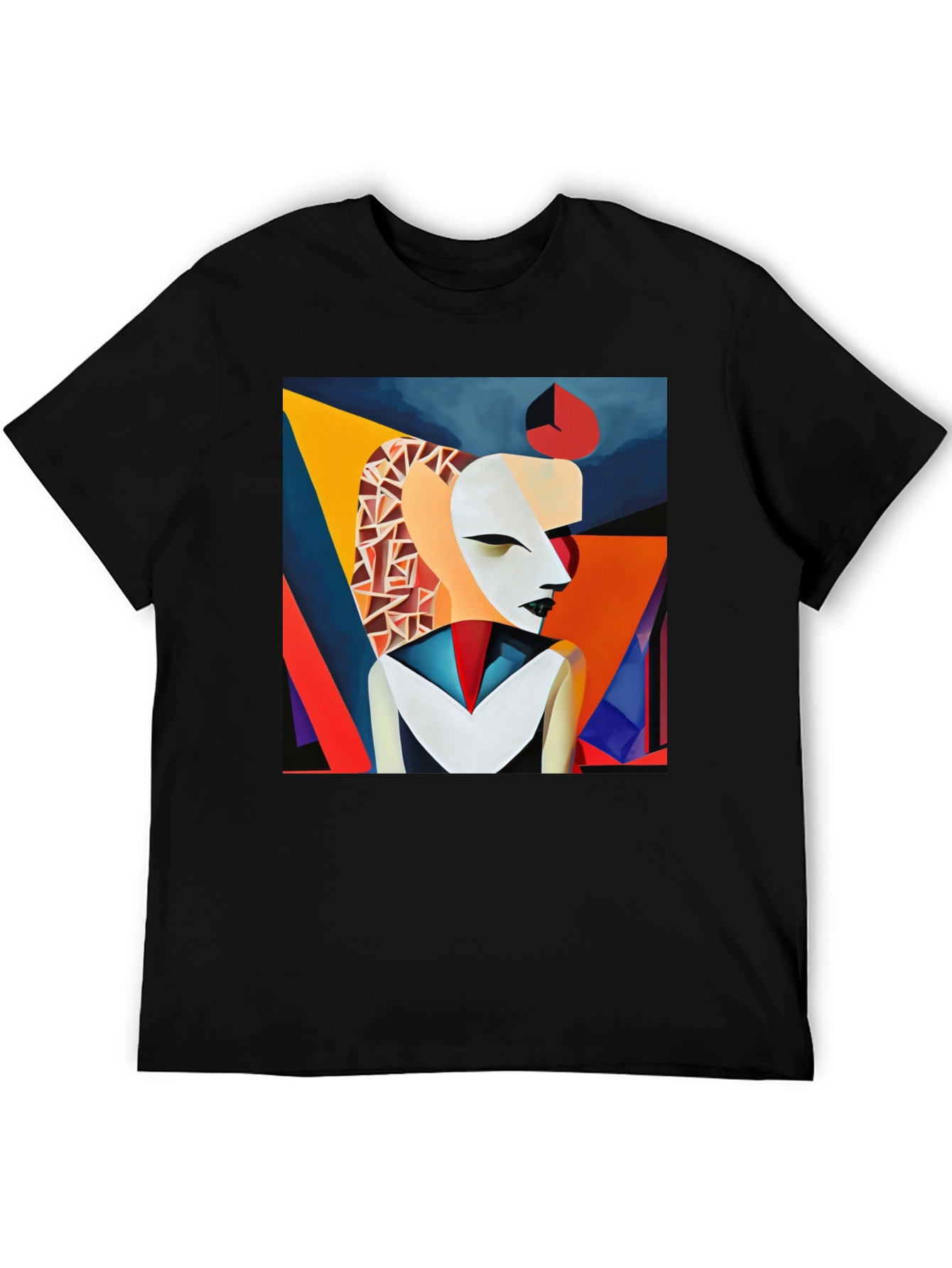 Abstract Art Graphic Tee - Modern Artistic Design
