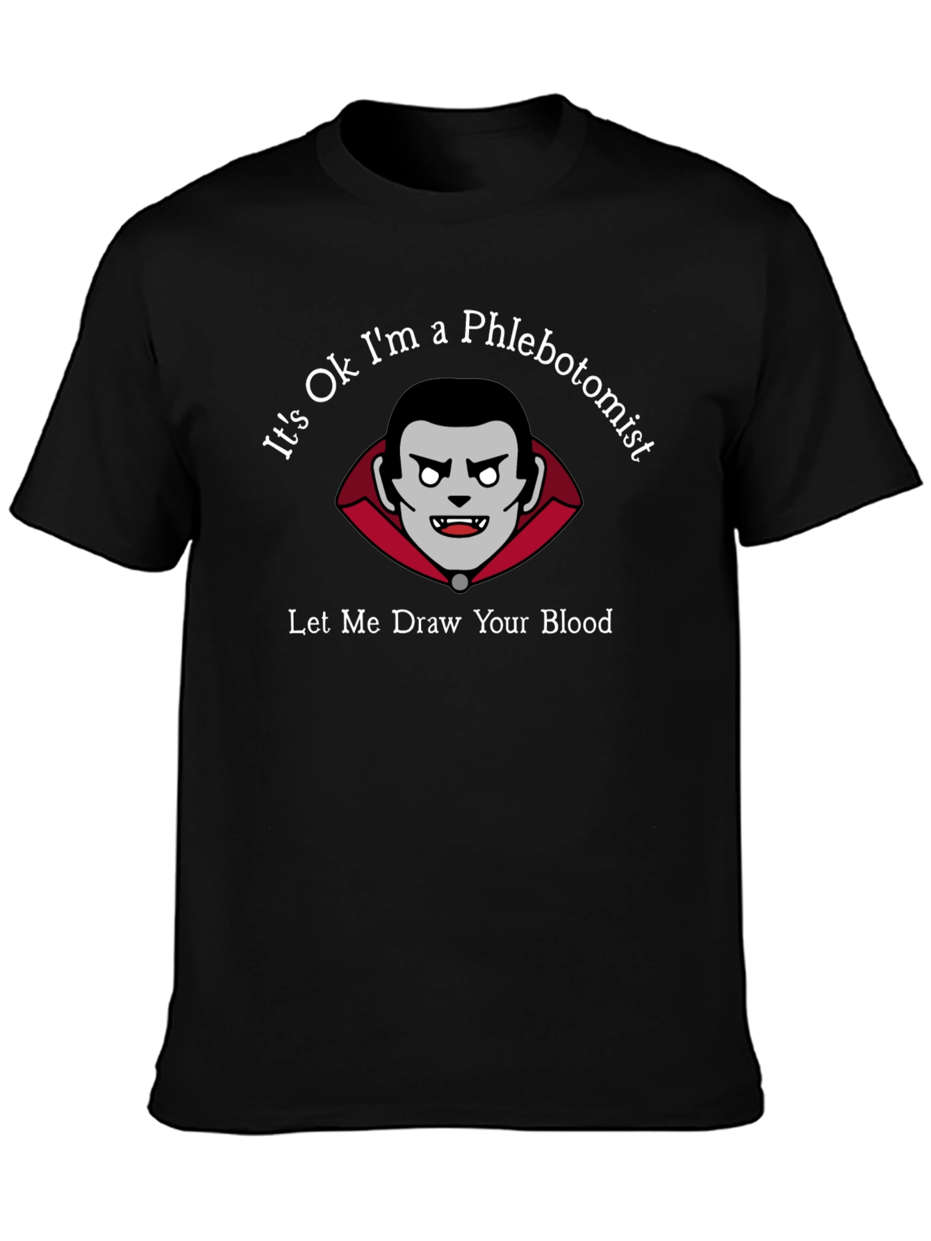 Phlebotomist Vampire Graphic Tee