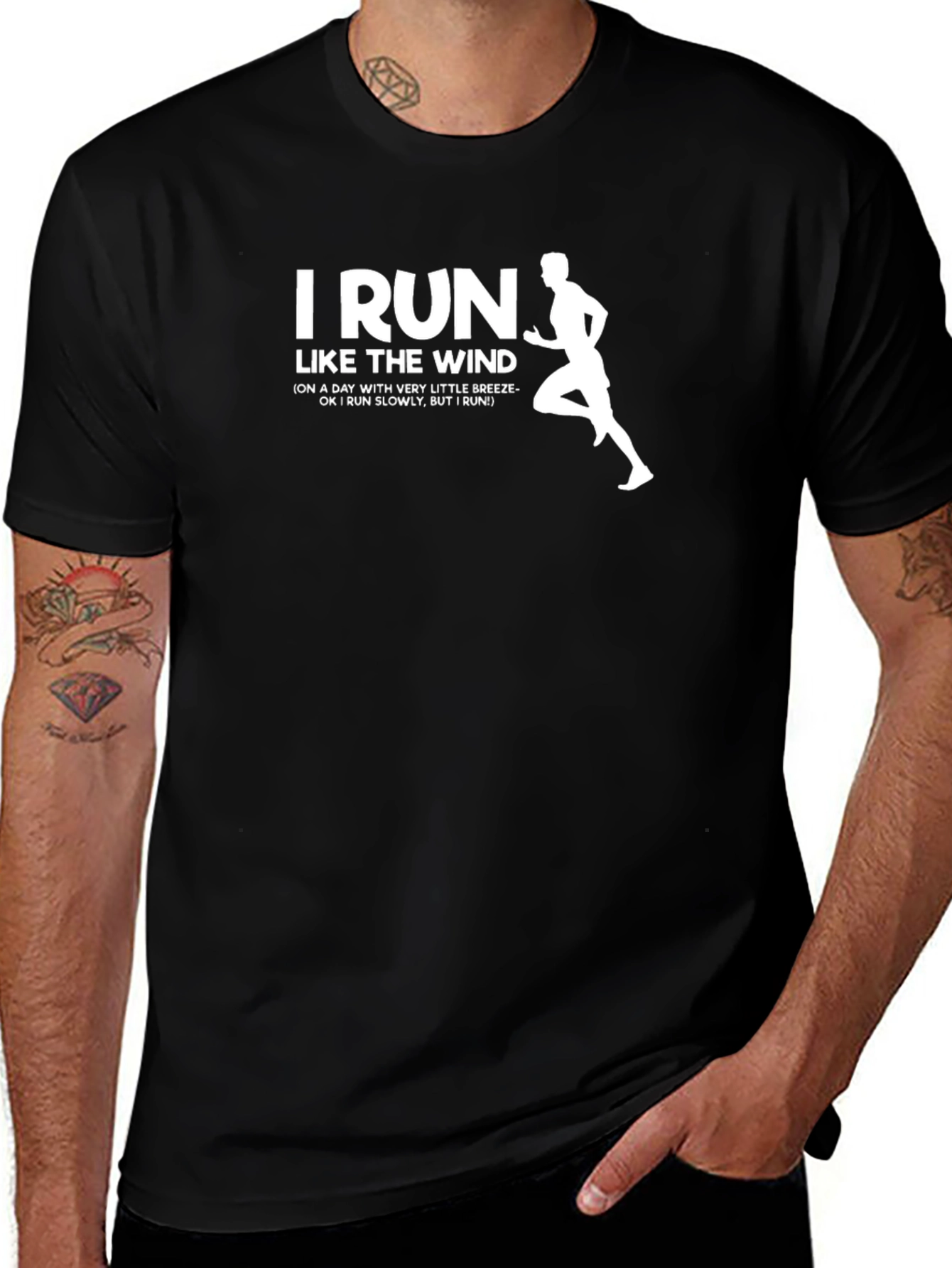 I Run Like The Wind Graphic T-Shirt