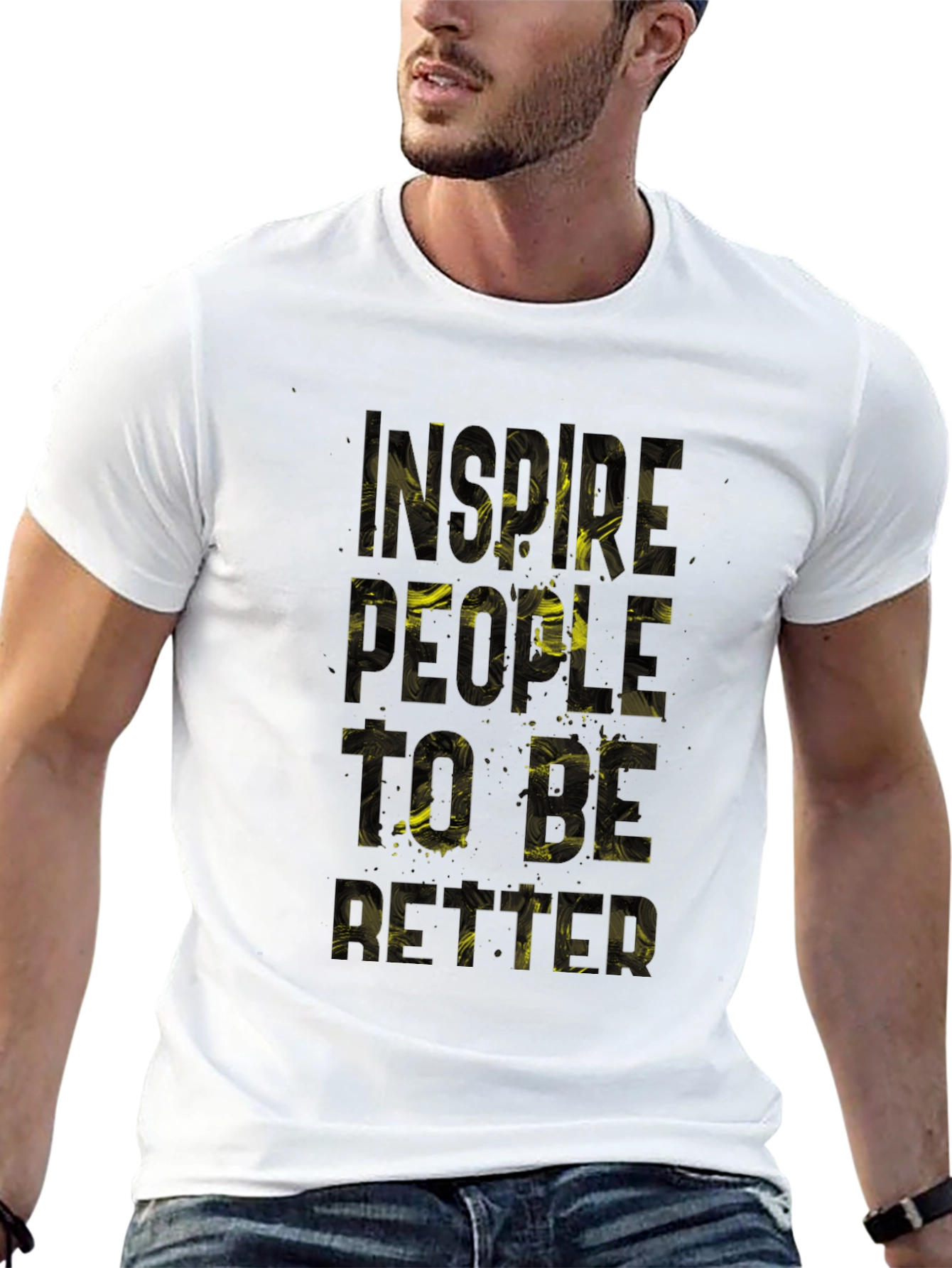 Inspire Graphic Tee - Black Short Sleeve