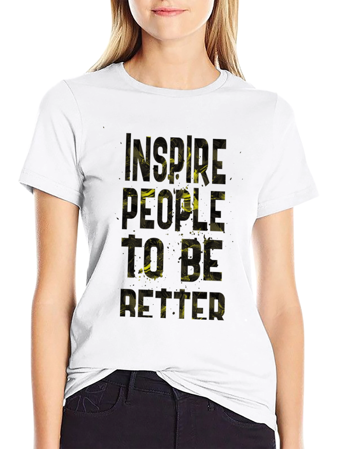 Inspire Graphic Tee - Black Short Sleeve