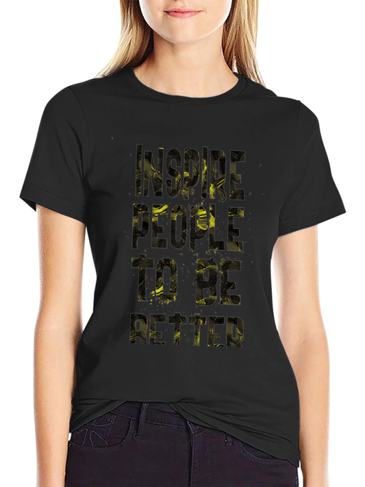 Inspire Graphic Tee - Black Short Sleeve