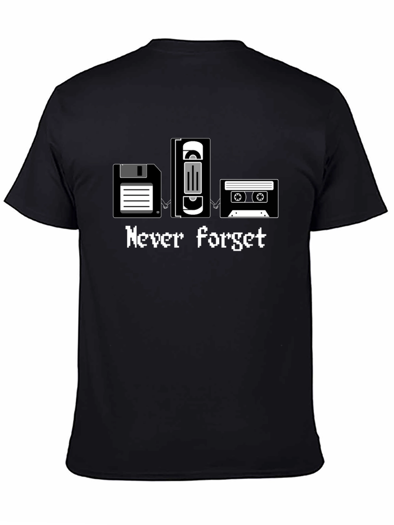 Never Forget Retro Media T-Shirt