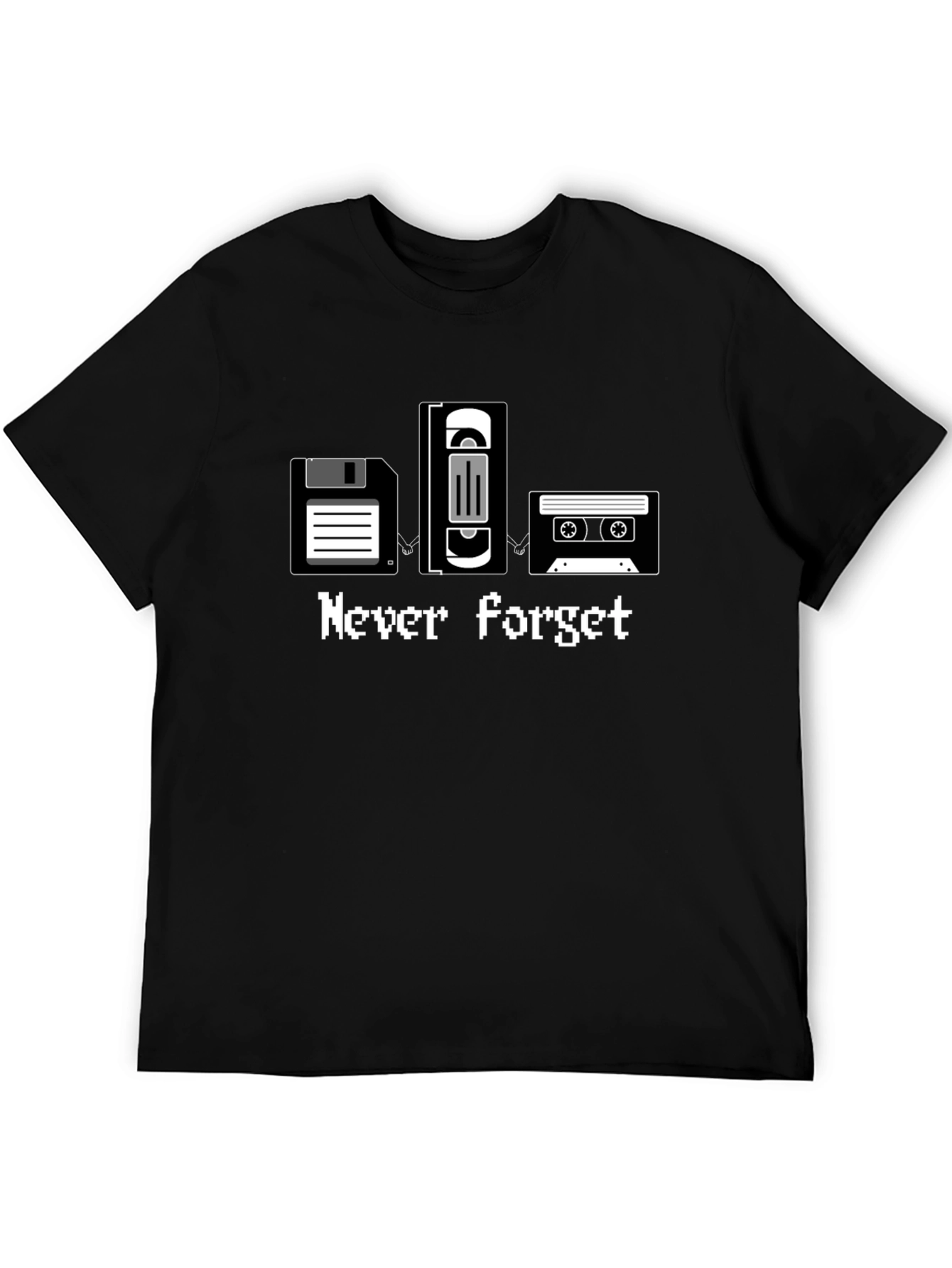 Never Forget Retro Media T-Shirt